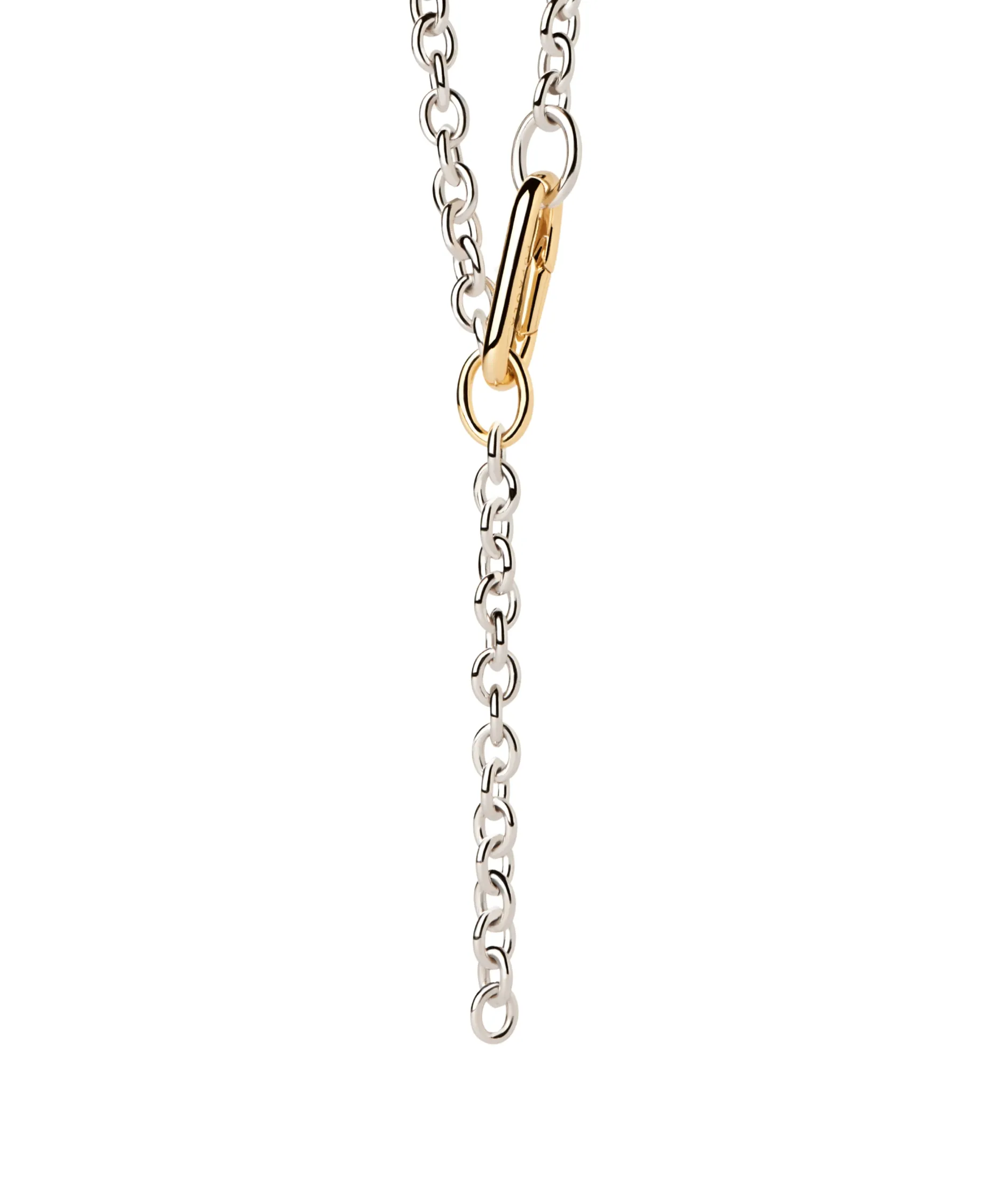 Collar PDPAOLA Cadena Beat Plata | CO02-625-U