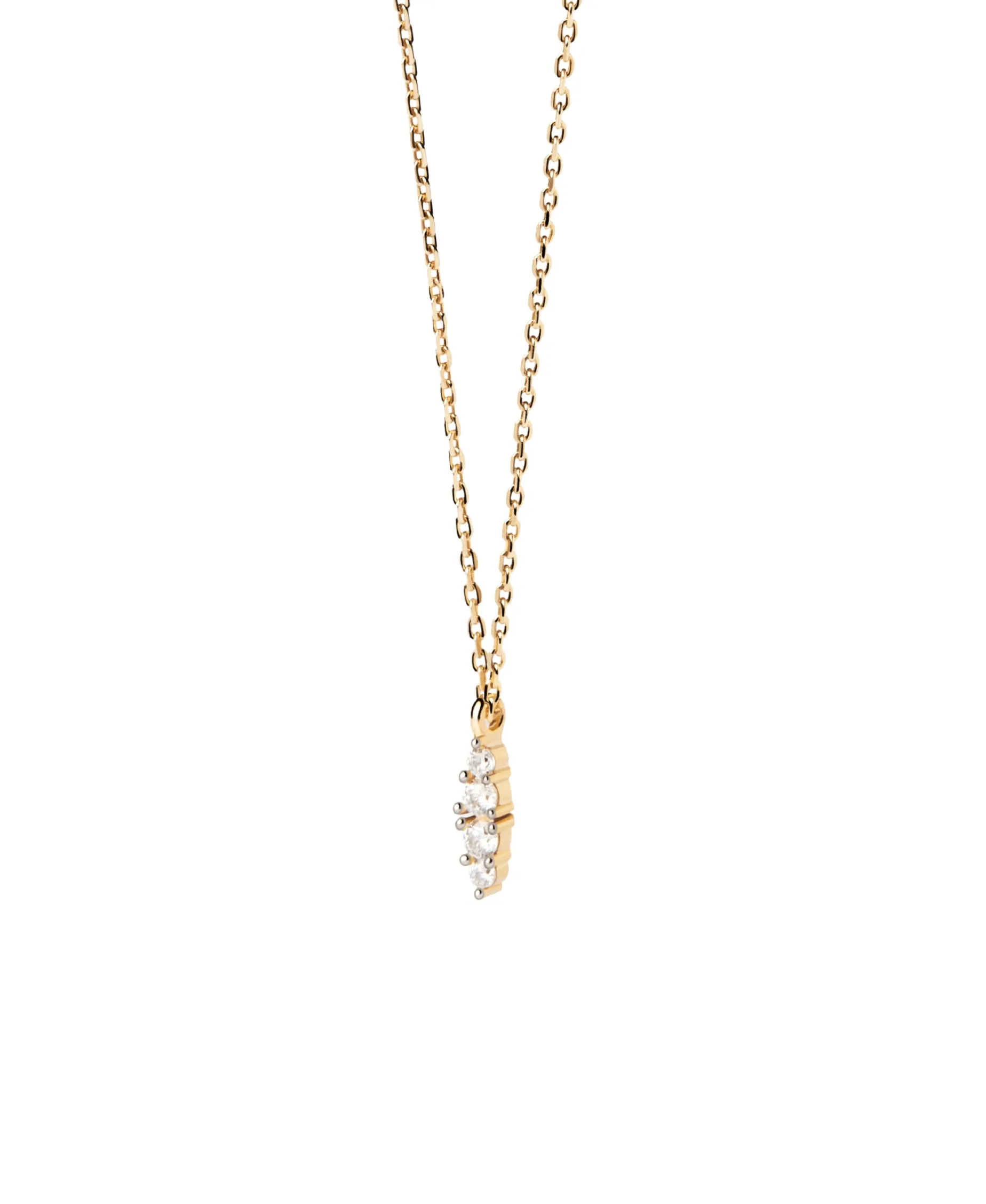 Collar PDPAOLA Gala Plata Baño Oro | CO01-675-U
