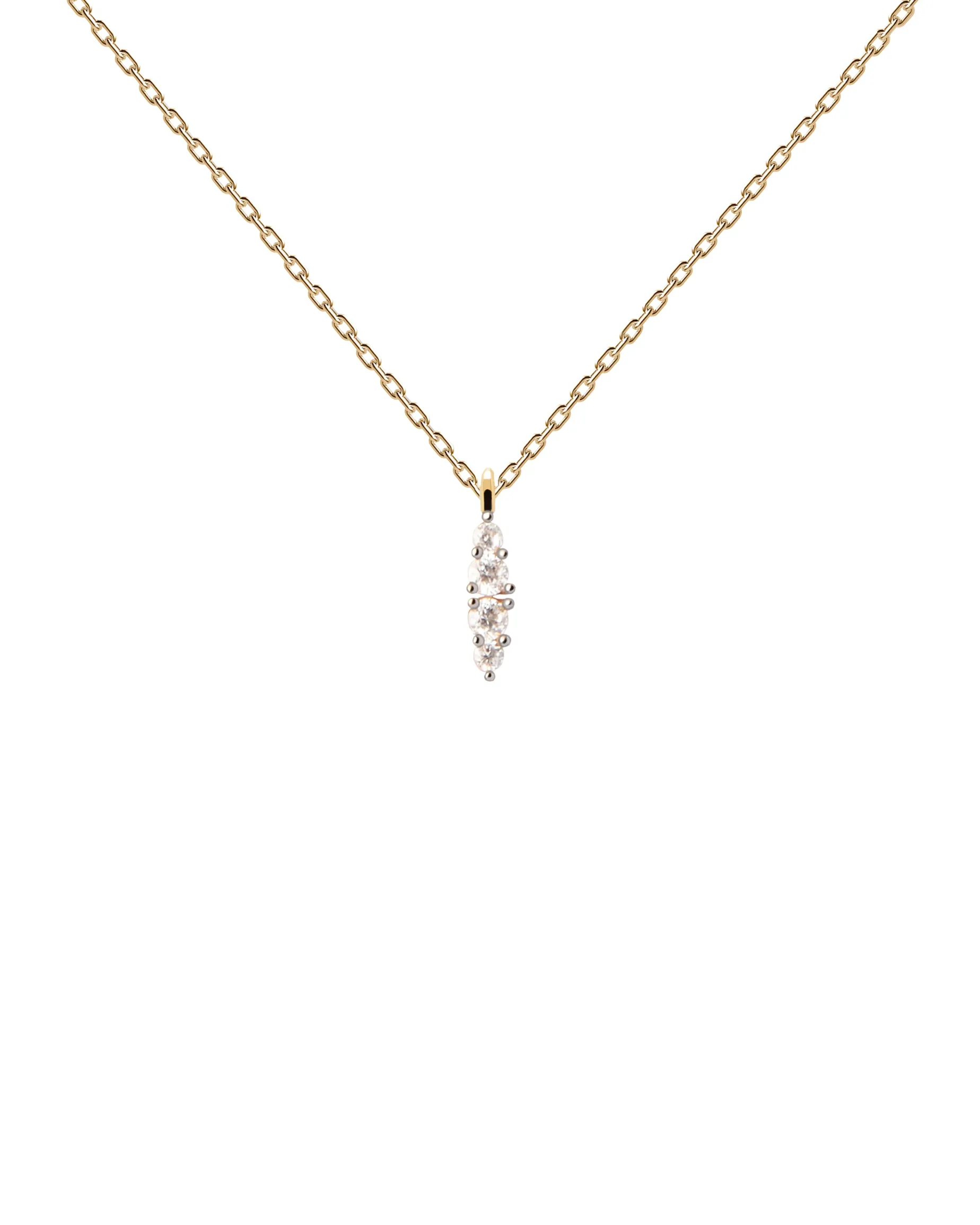 Collar PDPAOLA Gala Plata Baño Oro | CO01-675-U