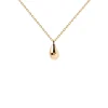 Collar PDPAOLA Mini Drop Plata Baño Oro | CO01-497-U