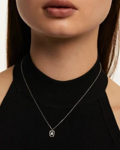 Collar PDPAOLA Mini Letter A Plata | CO02-512-U