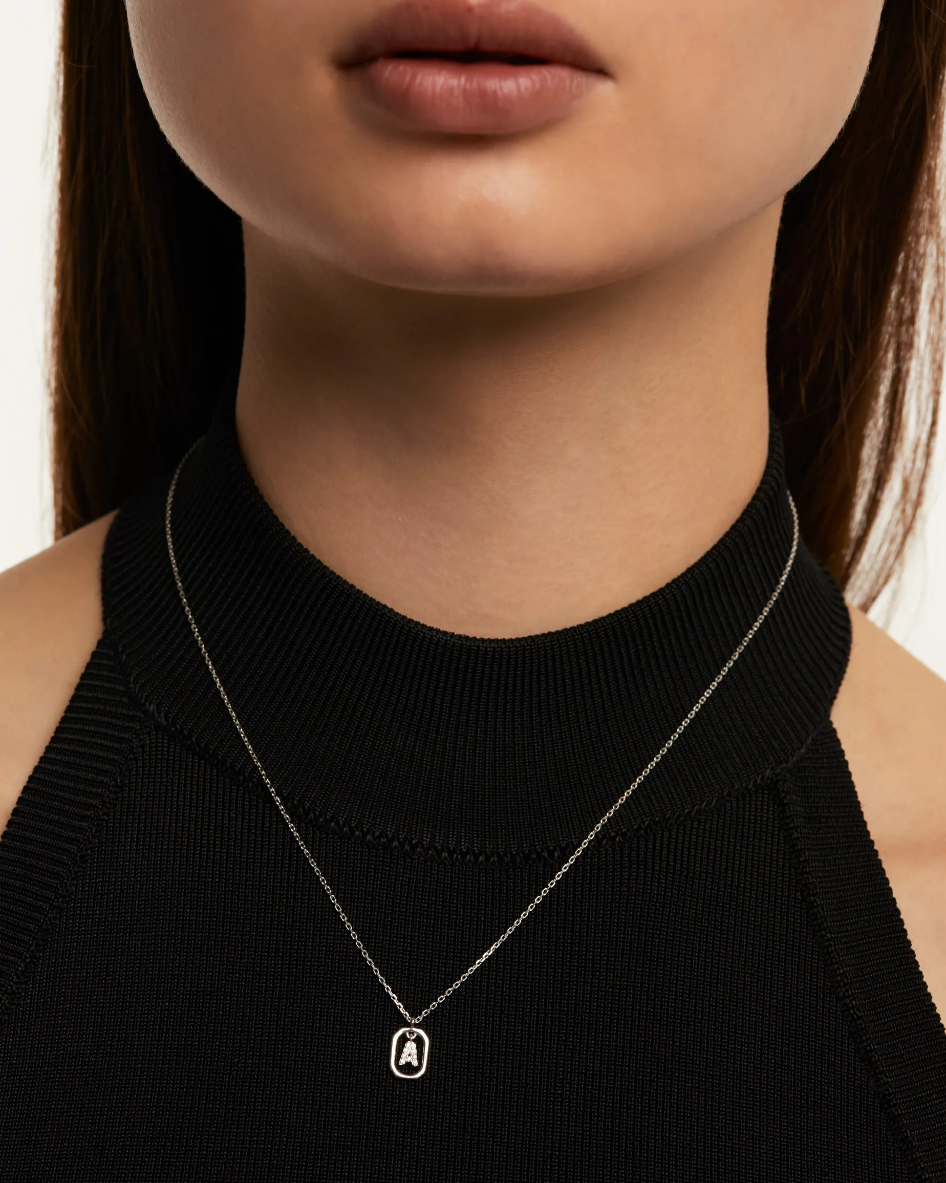 Collar PDPAOLA Mini Letter A Plata | CO02-512-U