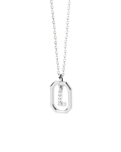 Collar PDPAOLA Mini Letter L Plata | CO02-523-U