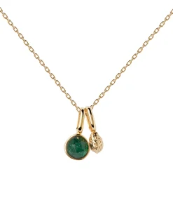Collar PDPAOLA Oasis Plata Bañada en Oro | CO01-824-U