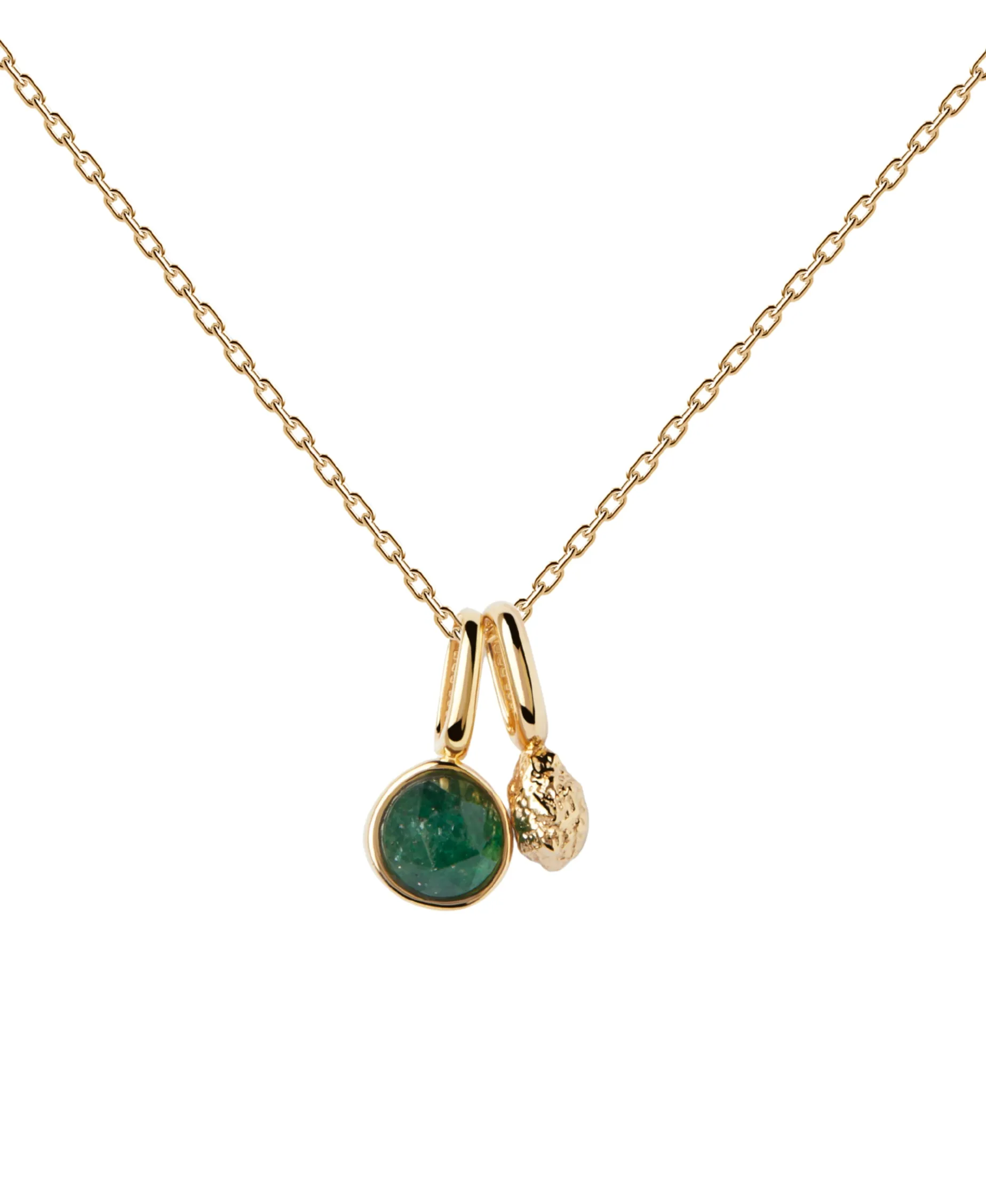 Collar PDPAOLA Oasis Plata Bañada en Oro | CO01-824-U