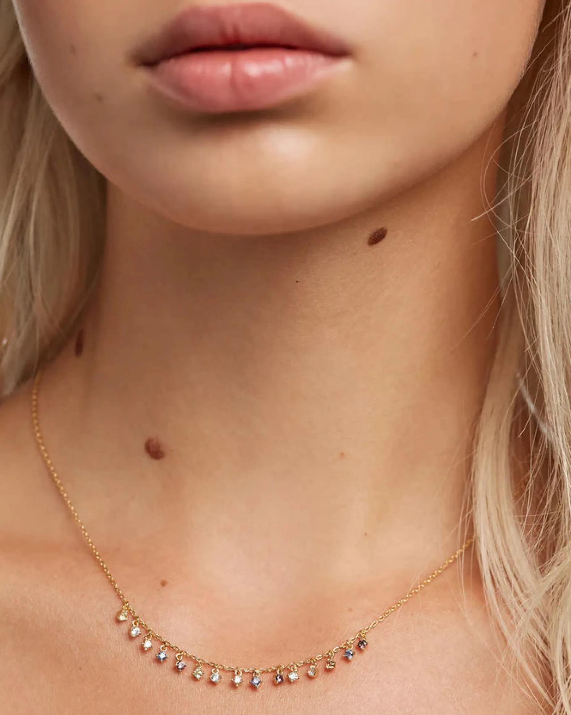 Collar PDPAOLA Willow Plata Baño Oro | CO01-192-U