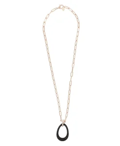 Collar PESAVENTO Polvere di Sogni Negro Plata Baño Oro Rosa | WPLVE2645
