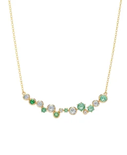 Collar Swarovski Constela Tallas Mixtas Verde - 5732247