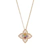 Collar Venetian Princess Roberto Coin en Oro Rosa con Diamantes y Piedras de Color - ADV777CL3648_R_045