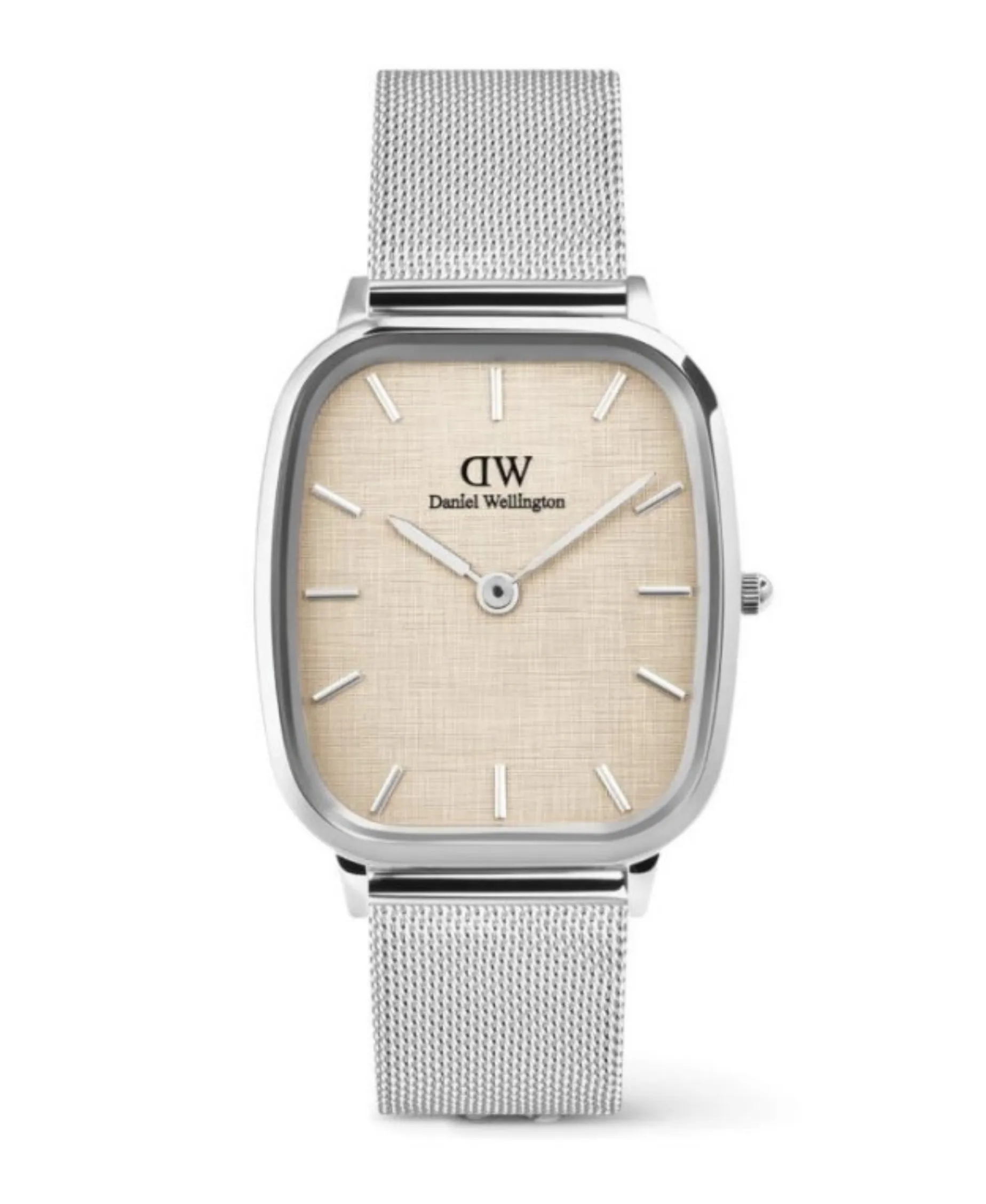 Daniel Wellington Marlon Linen Sterling 32 x 36,3 mm - DW00100814