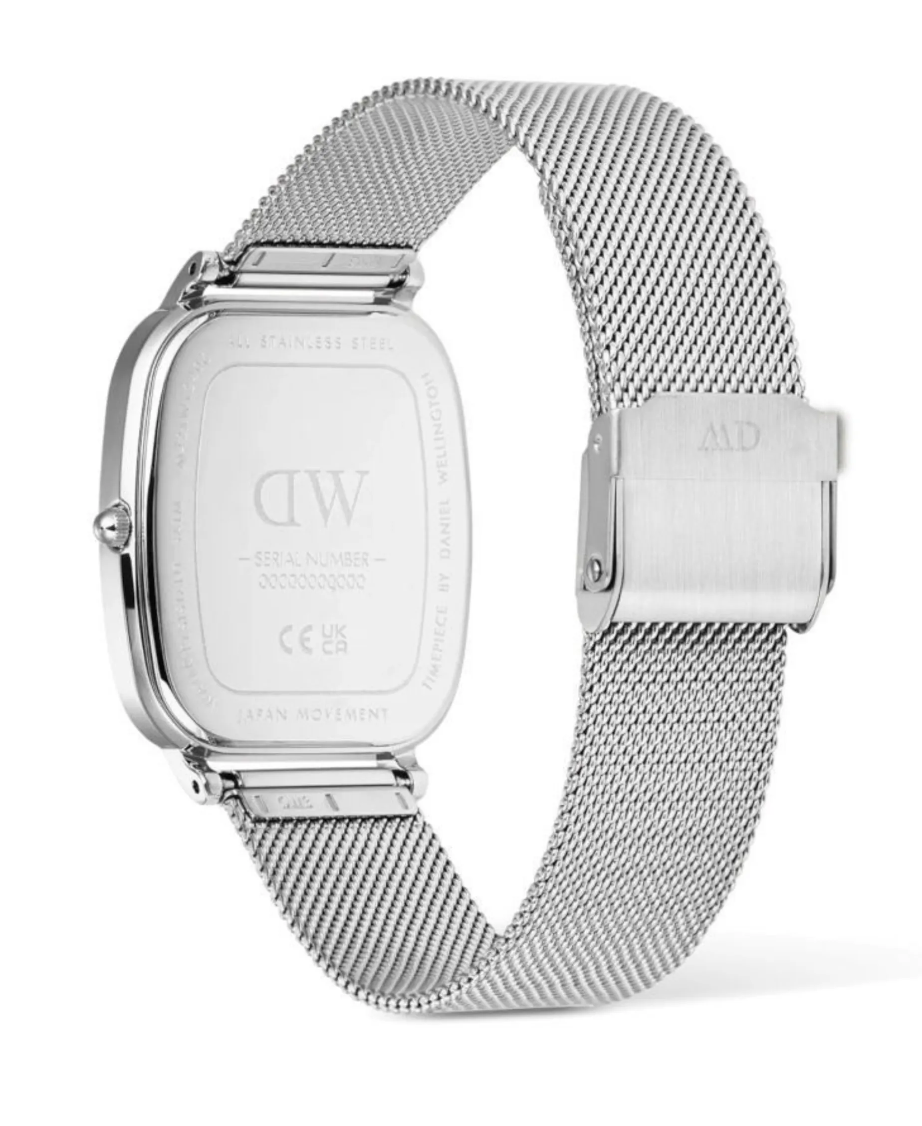 Daniel Wellington Marlon Linen Sterling 32 x 36,3 mm - DW00100814