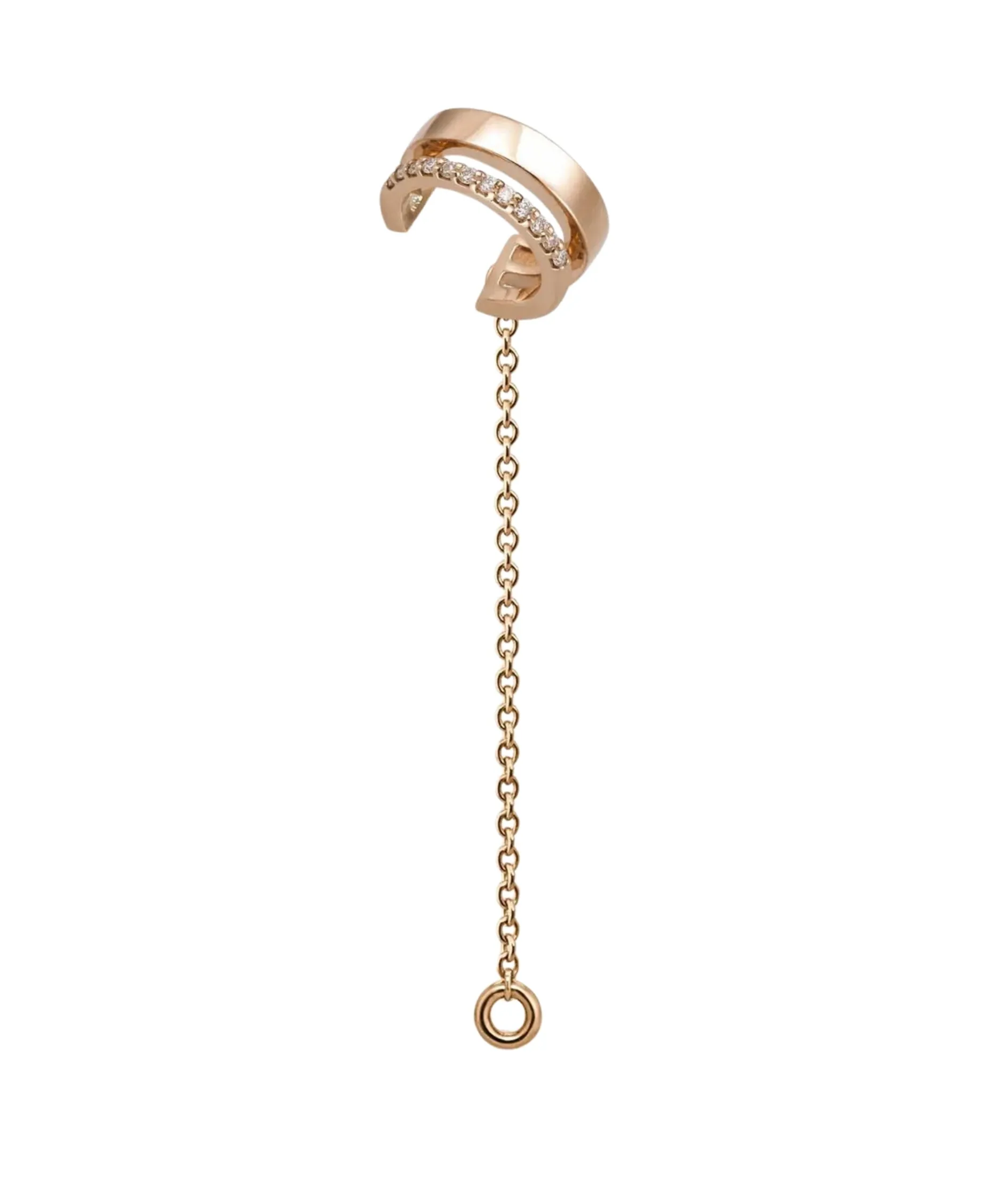 Ear Cuff Gold&Roses Ál Di Là Oro Rosa y Diamantes | GR-406.3