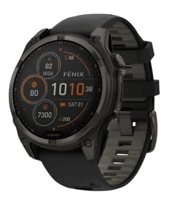 Garmin fēnix 8 Solar Sapphire GPS Gris Carbono Titanio DLC 47 mm | 010-02906-11