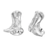 Gemelos Western Boot de Plata de Ley | C1046X0001