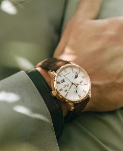 Glashütte Original Senator Excellence Calendario Perpetuo Oro Rojo 42 mm | 1-36-12-02-05-62