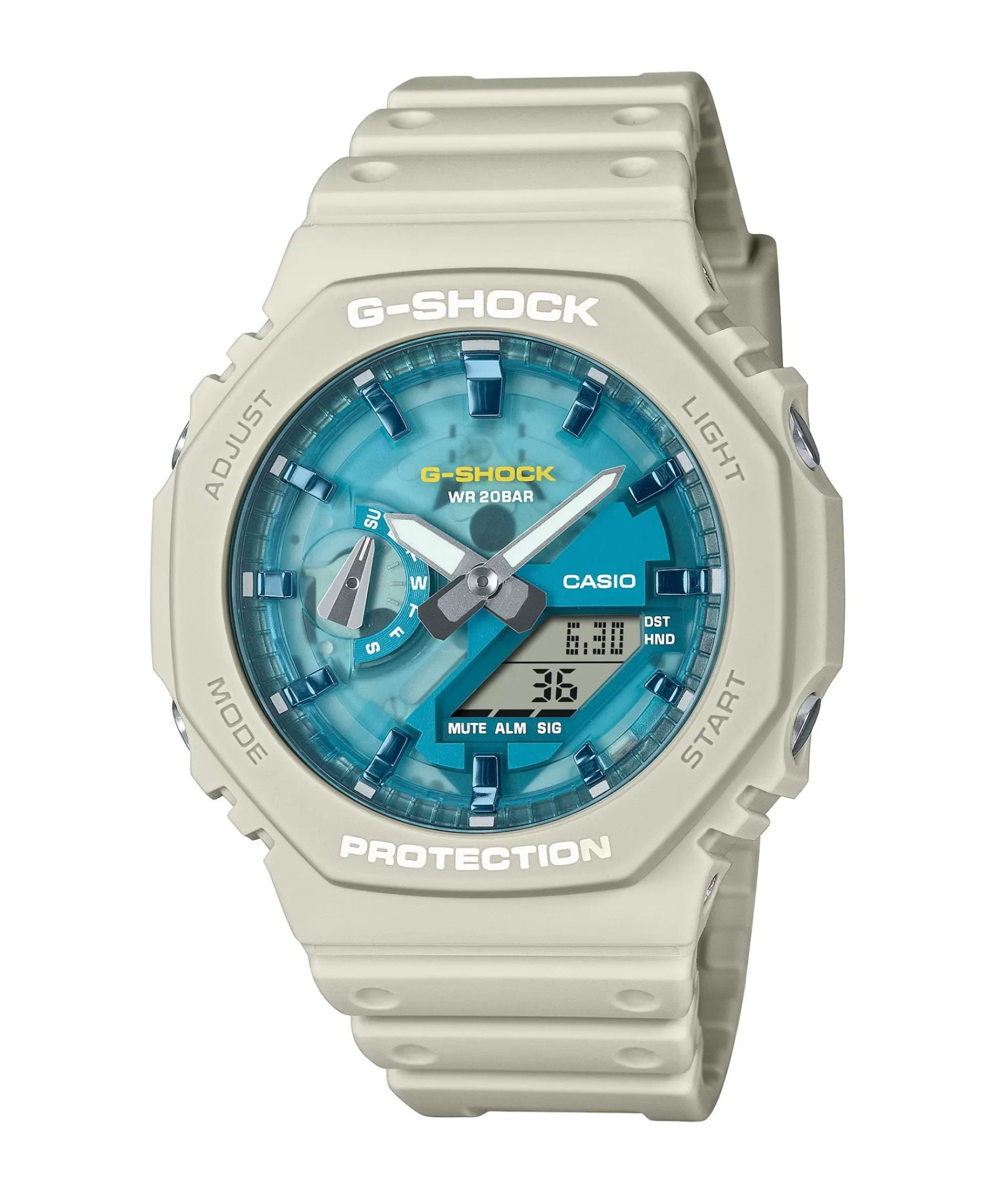 G-Shock analógico-digital 45 mm | GA-2100AS-5AER