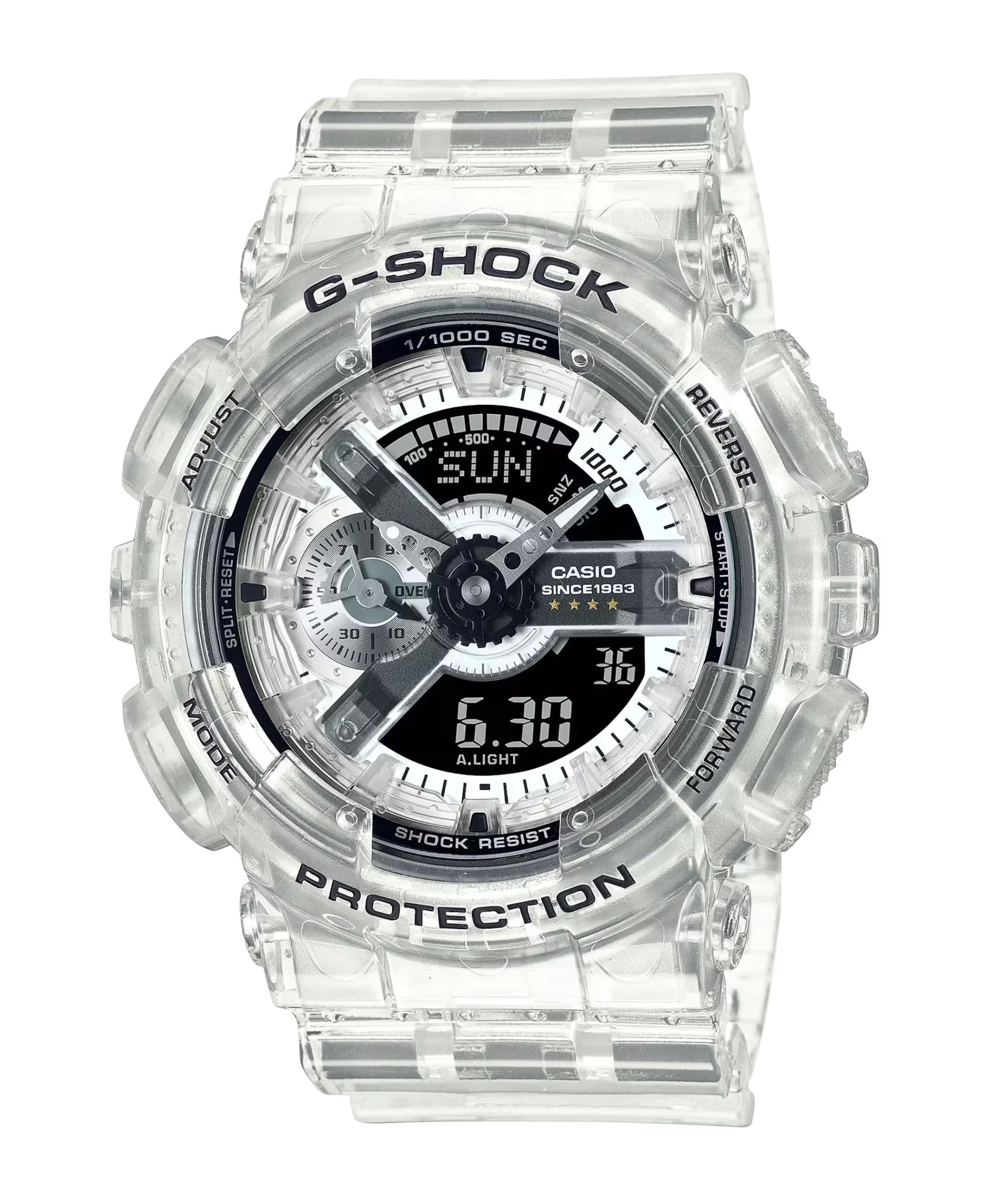 G-Shock 40º Aniversario Clear Remix Analógico-Digital 51 mm | GA-114RX-7A