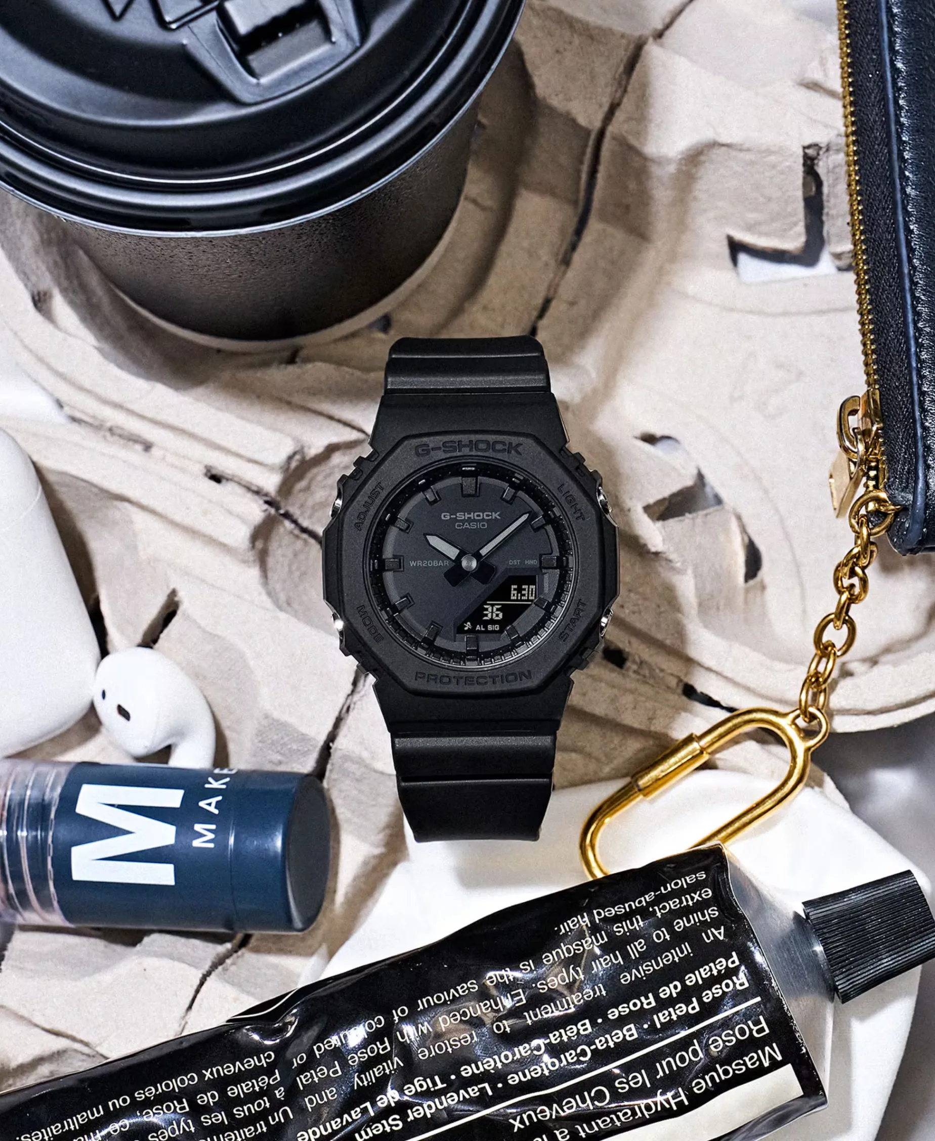 G-Shock Classic Negro Mate 46 mm | GMA-P2100BB-1AER