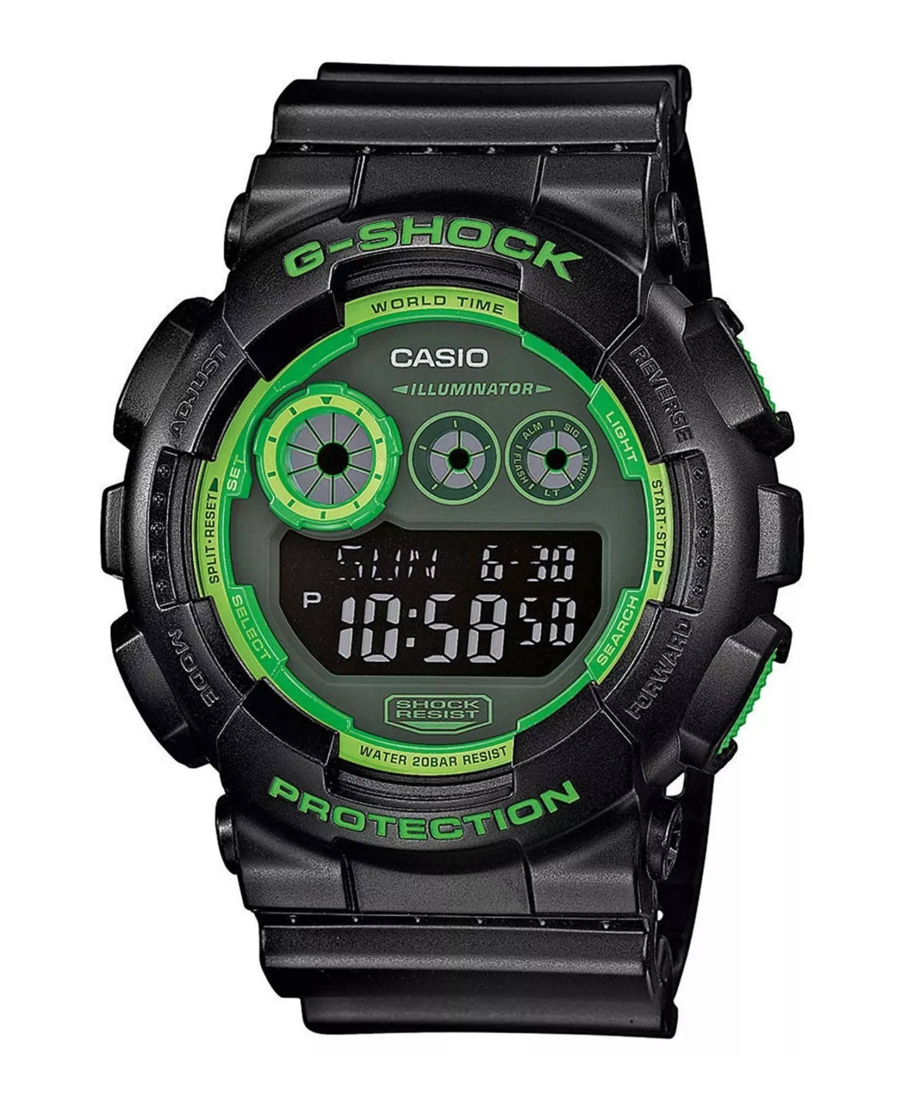 G-Shock digital 55 mm x 51,20 mm | GD-120N-1B3ER
