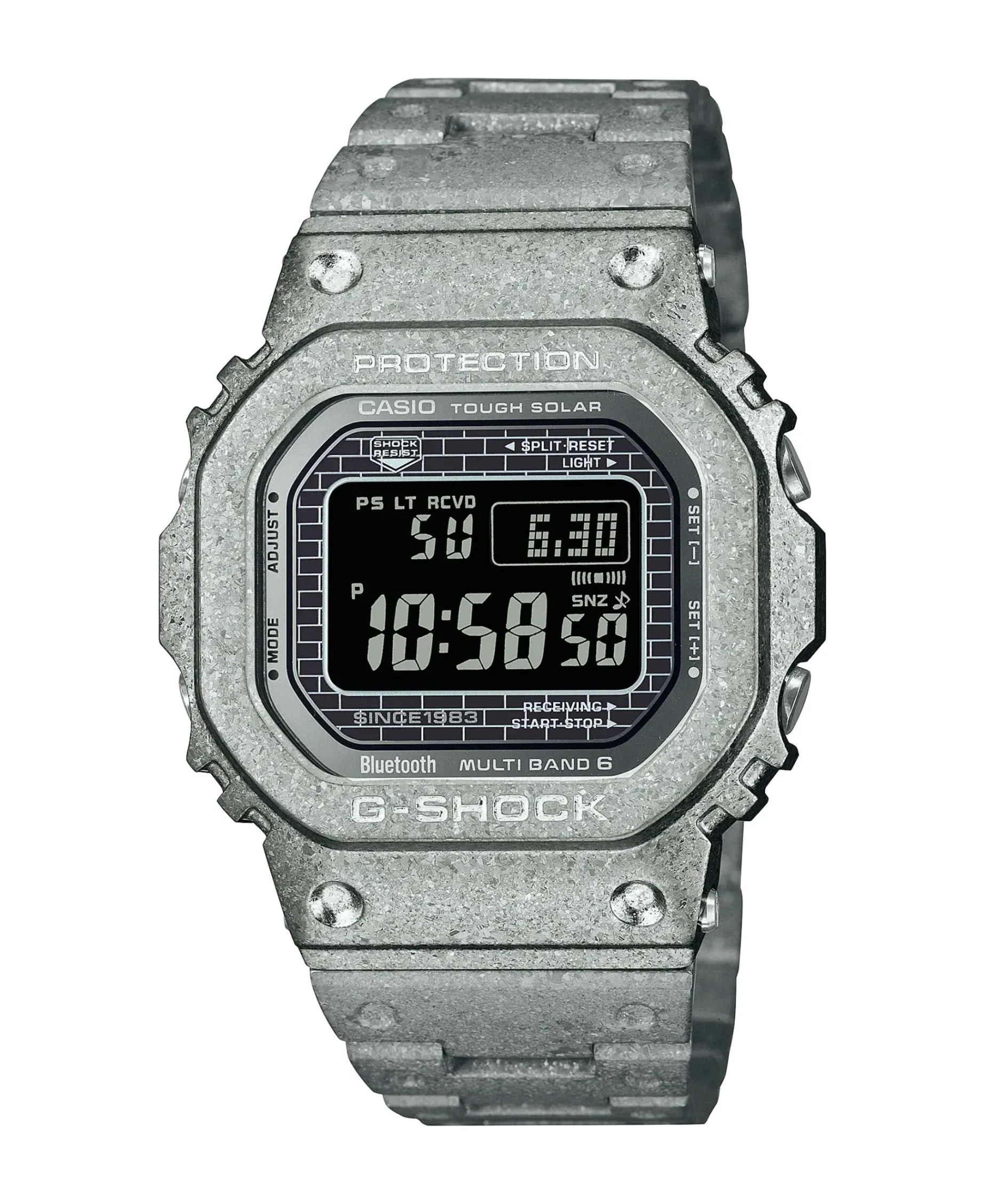 G-Shock Full Metal 40º Aniversario Recrystallized Solar Bluetooth Digital 43 mm | GMW-B5000PS-1