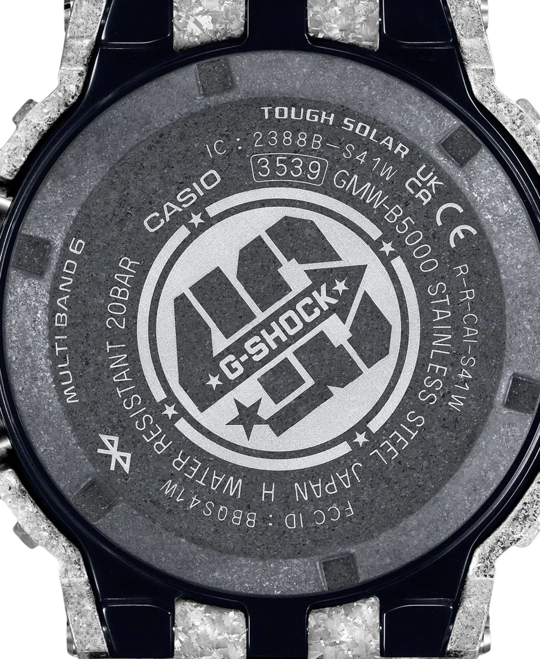 G-Shock Full Metal 40º Aniversario Recrystallized Solar Bluetooth Digital 43 mm | GMW-B5000PS-1