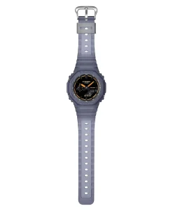 G-Shock GA Azul Carbono y Resina 45,4 mm | GA-2100K-2A