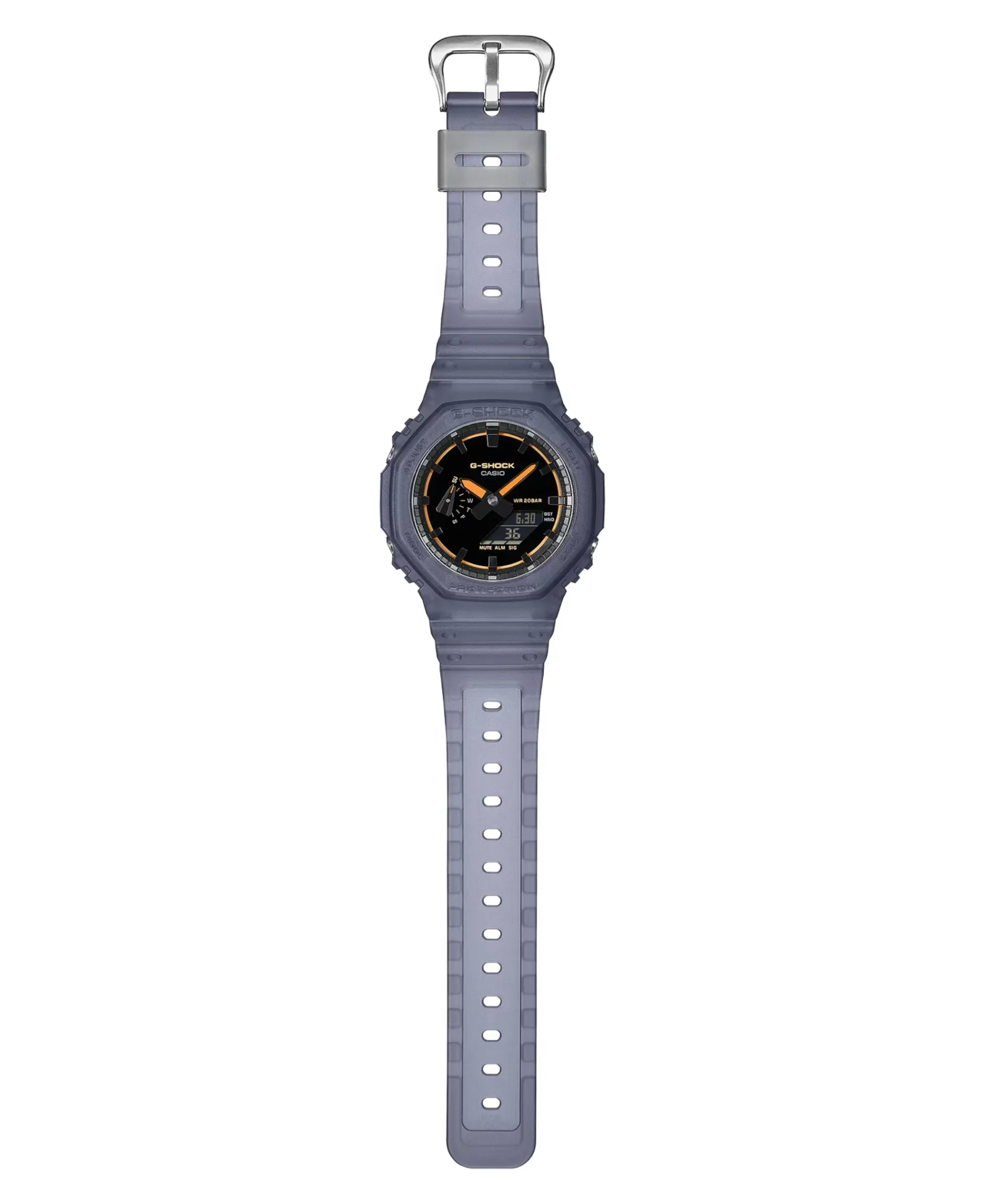 G-Shock GA Azul Carbono y Resina 45,4 mm | GA-2100K-2A