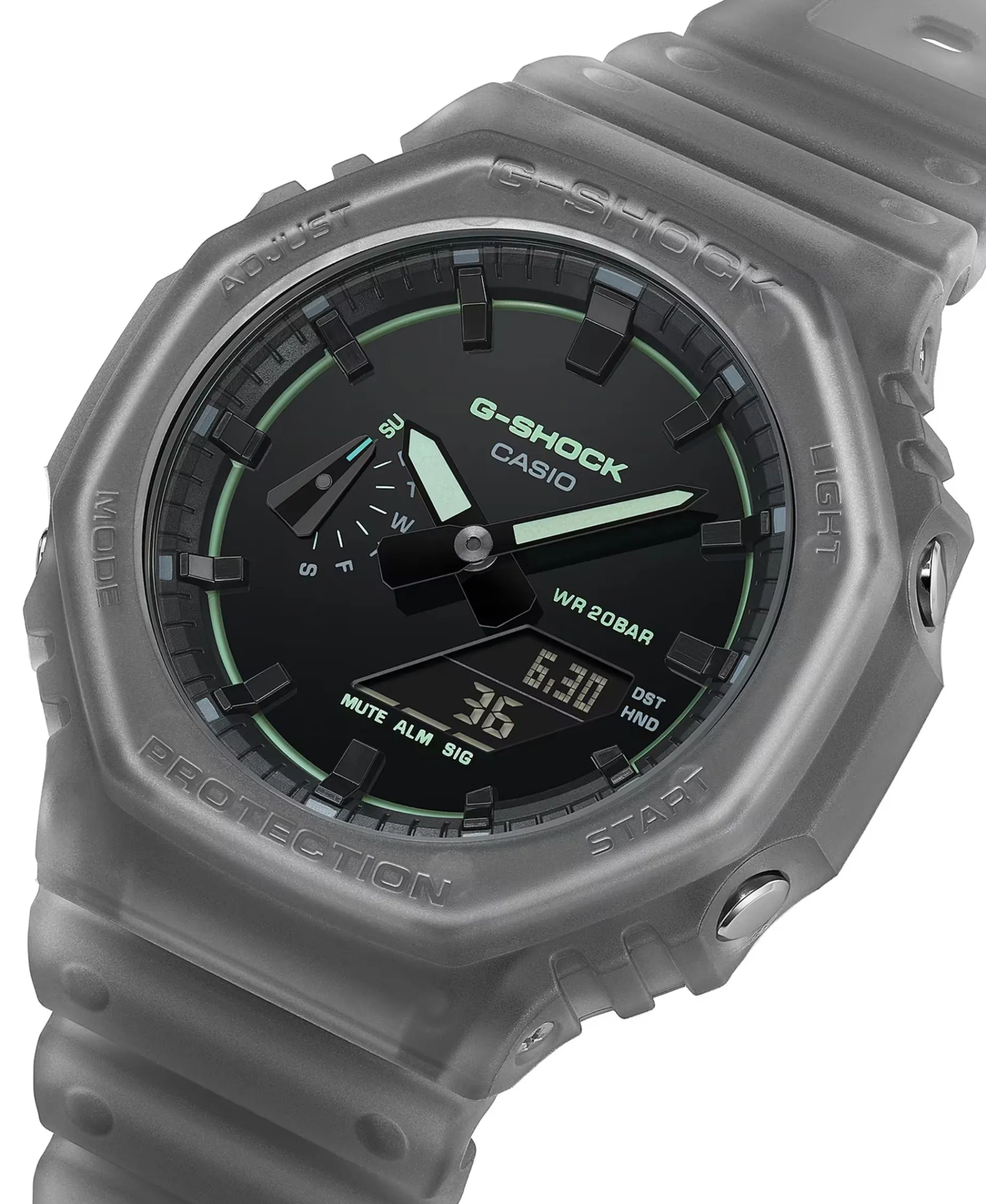 G-Shock GA Negro Carbono y Resina 45,4 mm | GA-2100K-1A