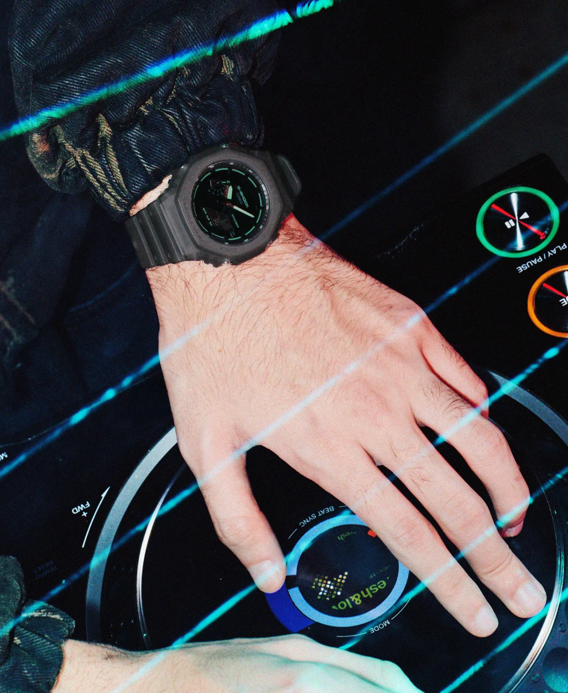 G-Shock GA Negro Carbono y Resina 45,4 mm | GA-2100K-1A