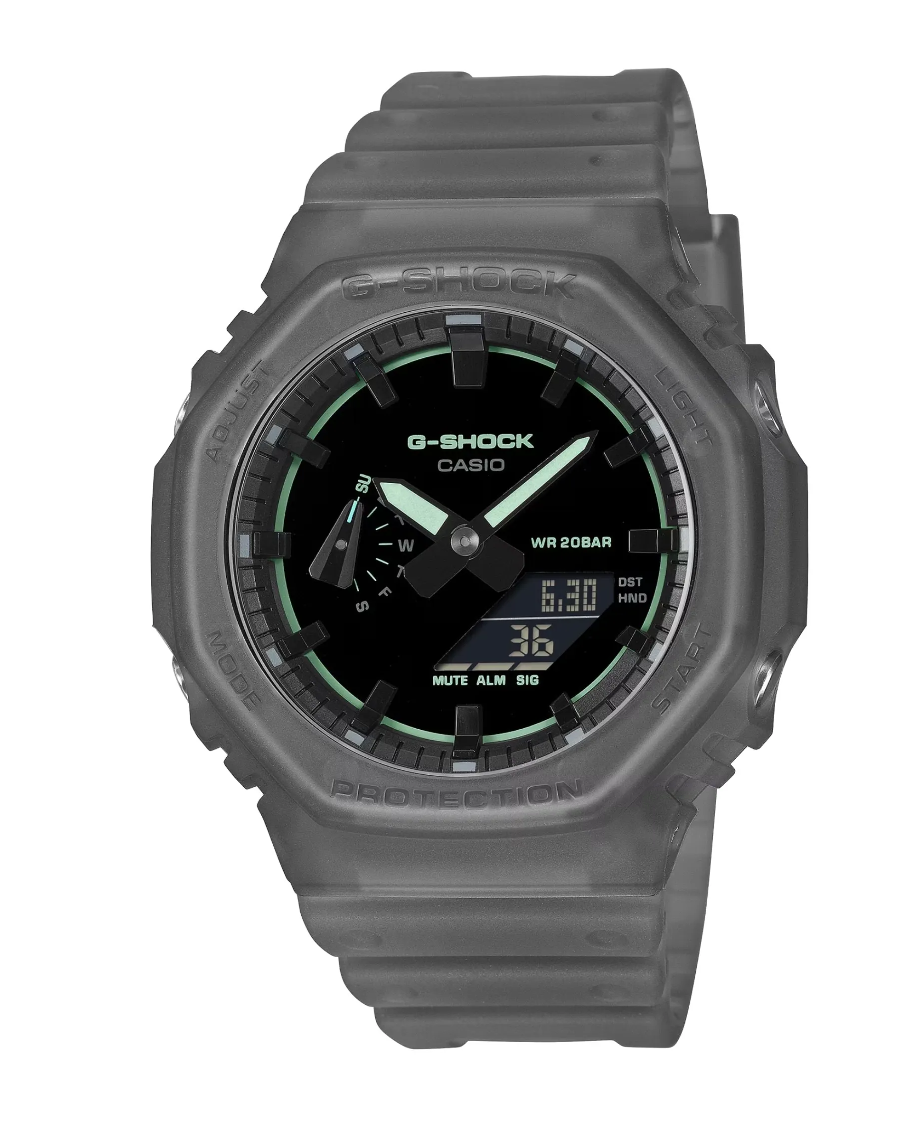 G-Shock GA Negro Carbono y Resina 45,4 mm | GA-2100K-1A