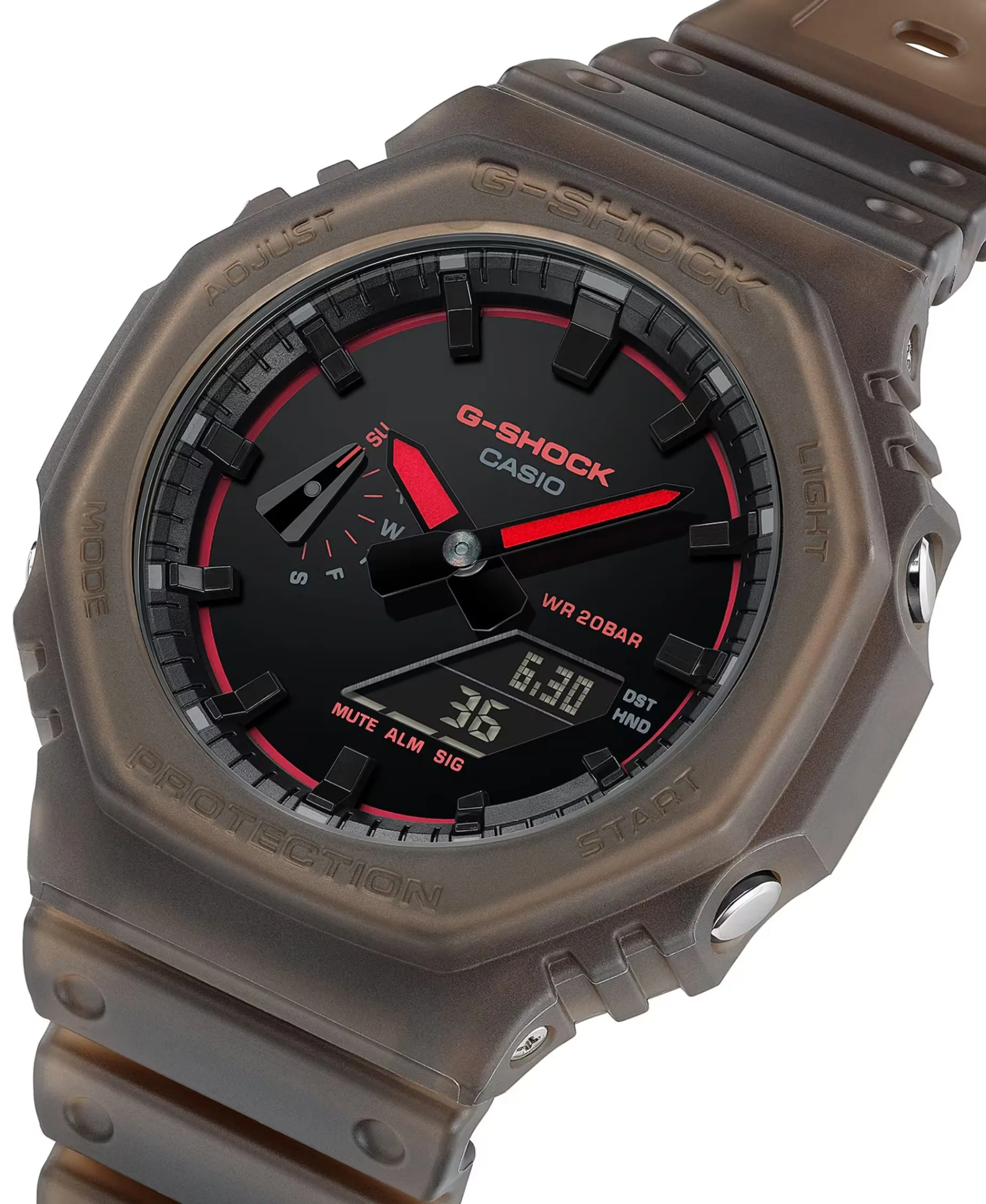 G-Shock GA Negro Carbono y Resina 45,4 mm | GA-2100K-5A
