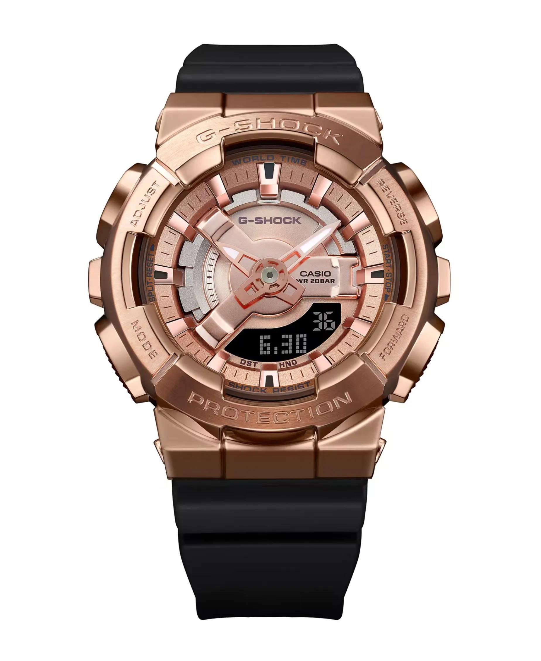 G-Shock GM Analógico-Digital Acero Rosa 42 mm | GM-S110PG-1A