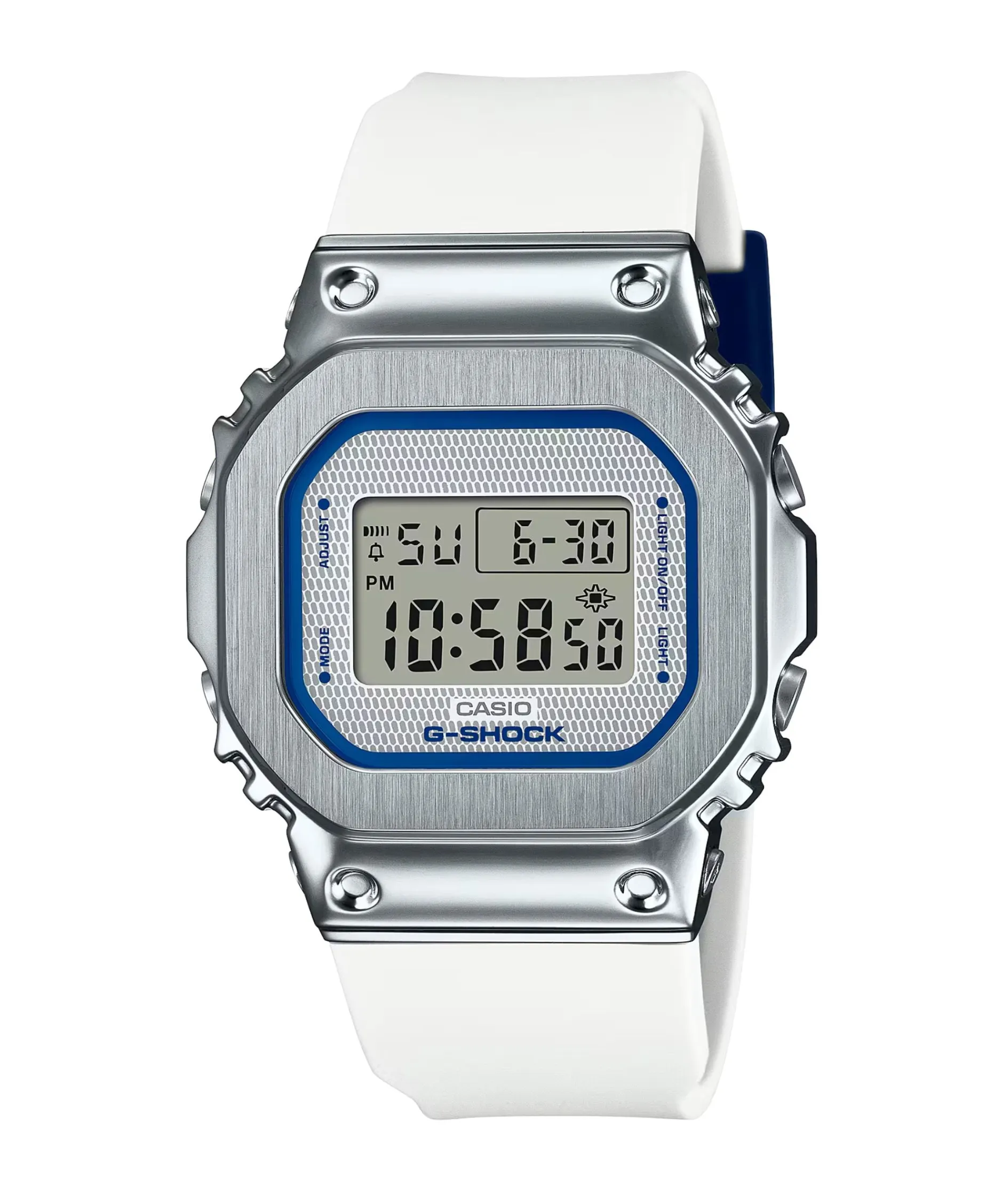 G-Shock GM Digital Blanco Acero 38,4 mm | GM-S5600LC-7
