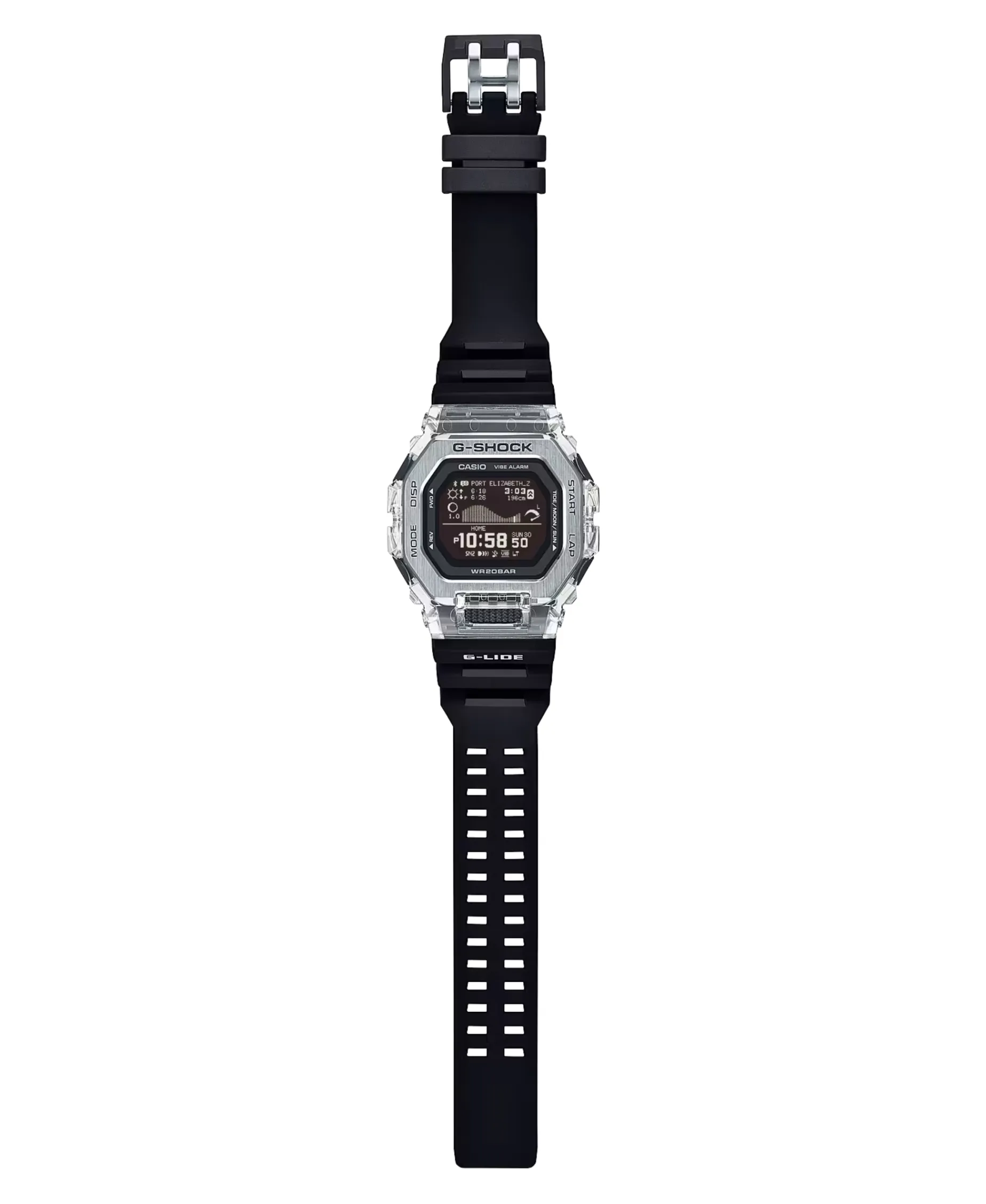 G-Shock G-Squad Strava Plata 46 mm | GBX-100S-1ER