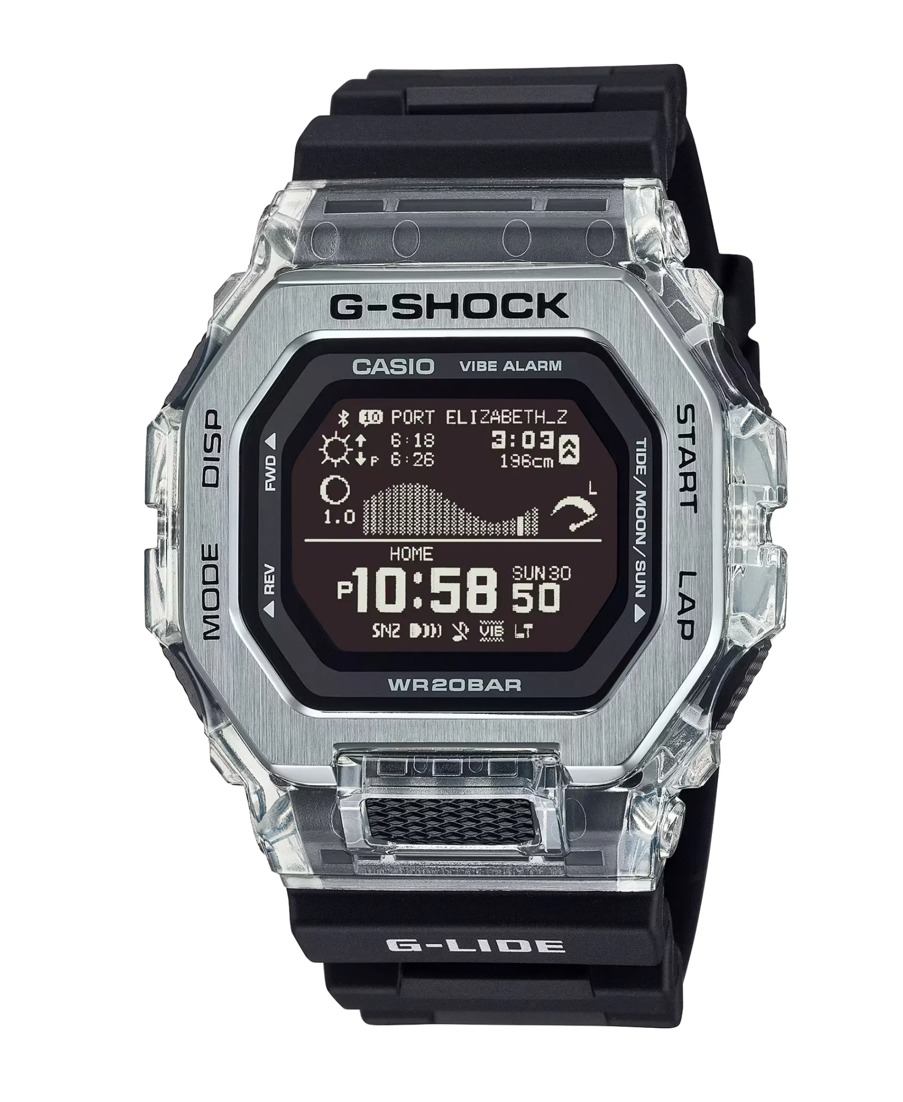 G-Shock G-Squad Strava Plata 46 mm | GBX-100S-1ER