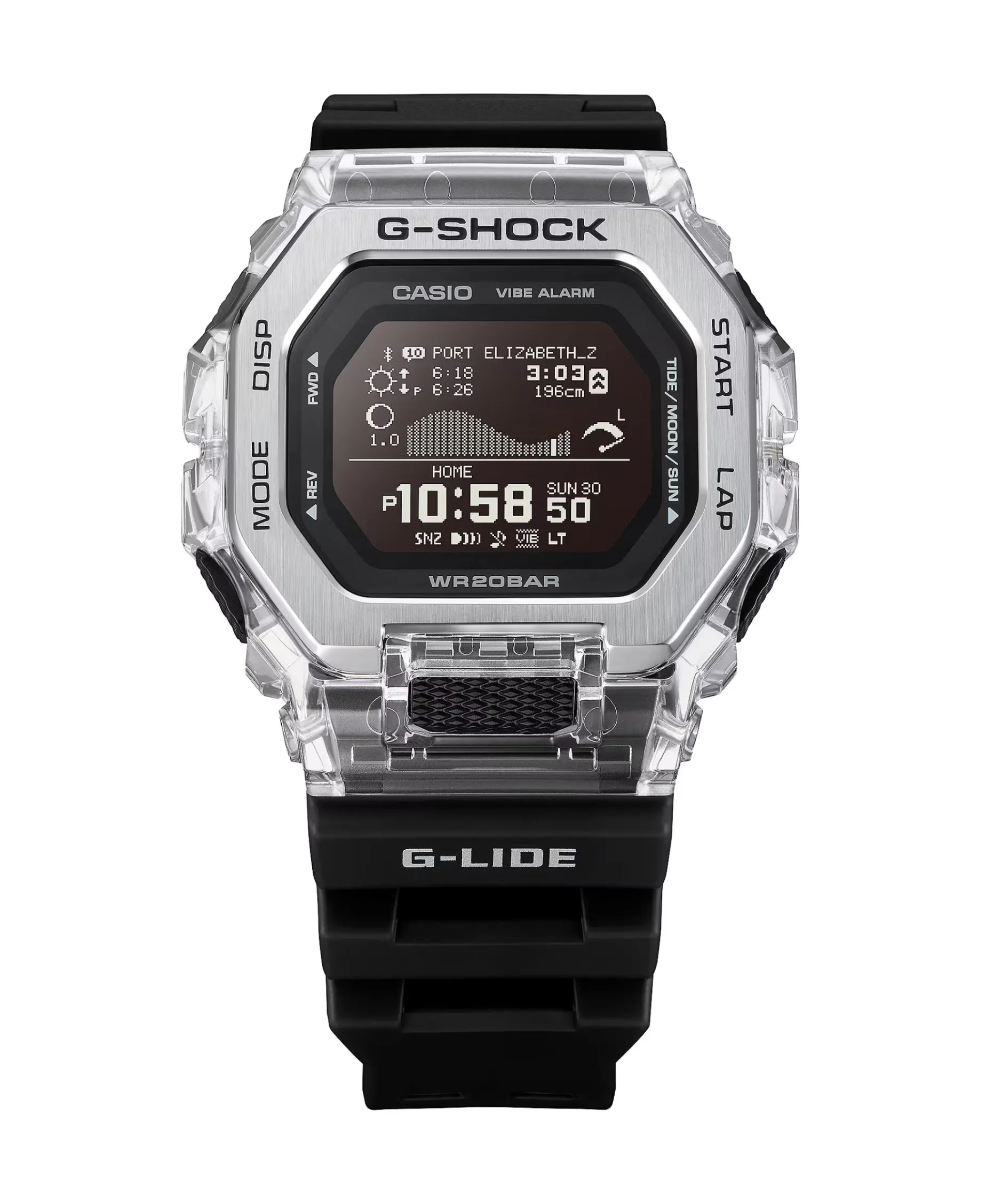 G-Shock G-Squad Strava Plata 46 mm | GBX-100S-1ER
