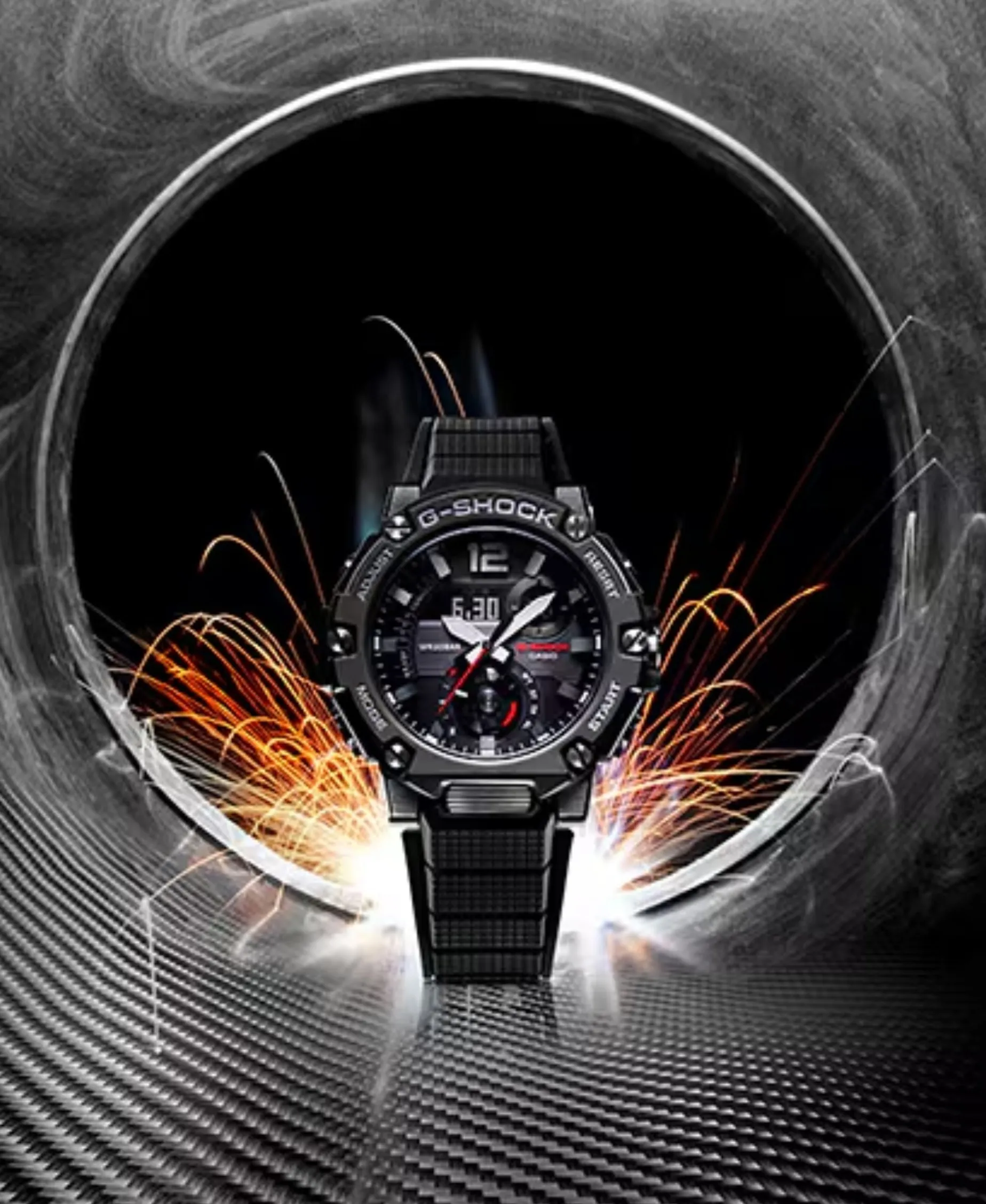 G-Shock G-Steel Carbon Core Guard GST 50,3 mm | GST-B300-1AER