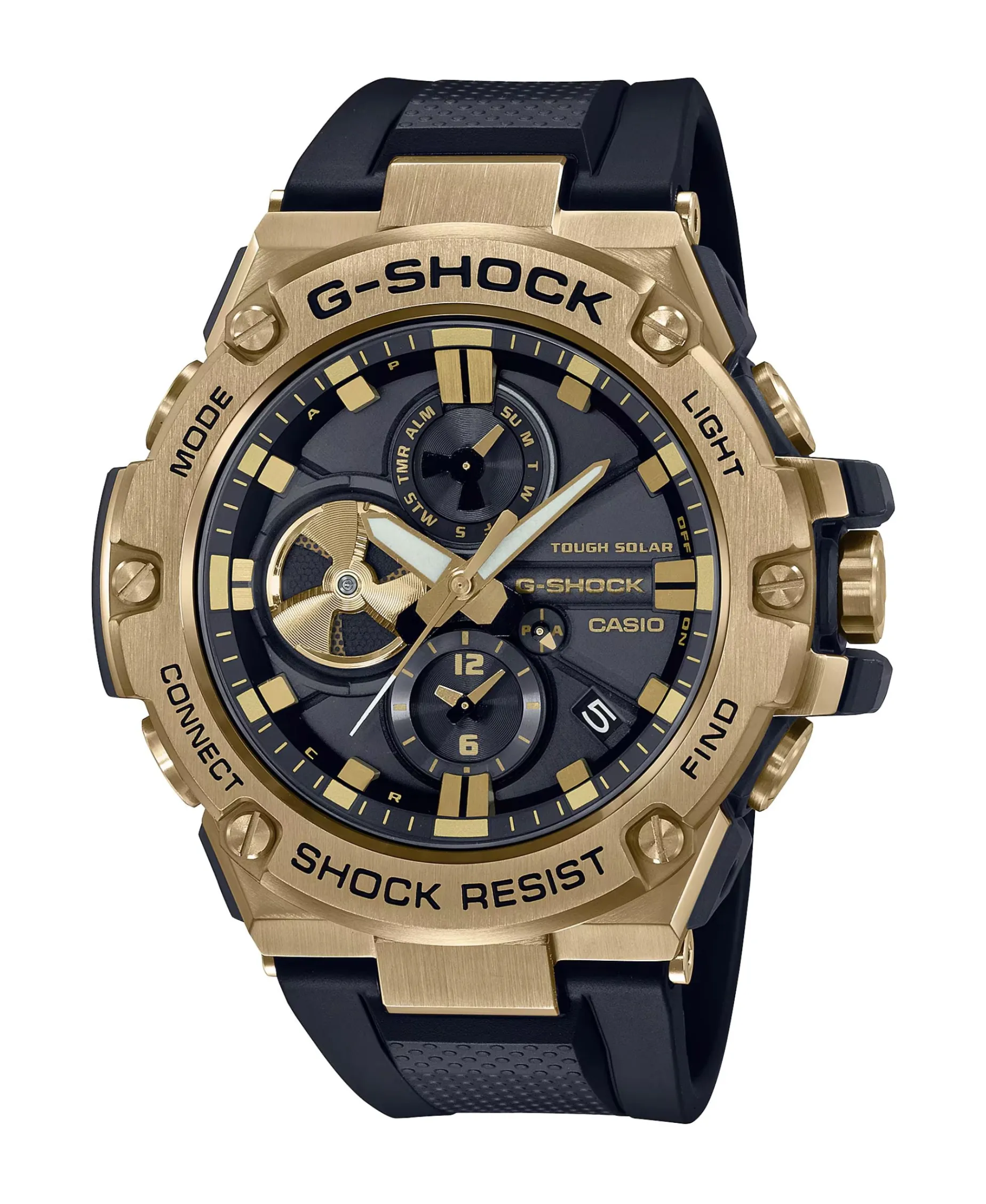 G‑Shock G‑Steel Solar Bluetooth Analógico 54 mm | GST‑B100GB‑1A9ER