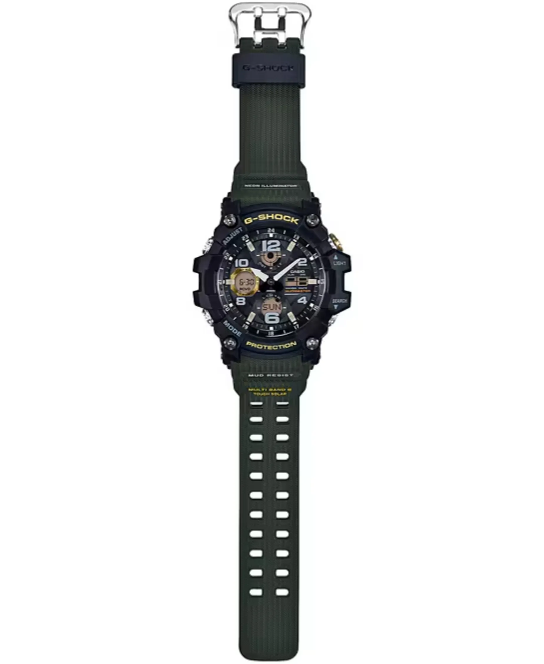 G-Shock Master Of G Mudmaster Verde Militar 56 mm | GWG-100-1A3ER