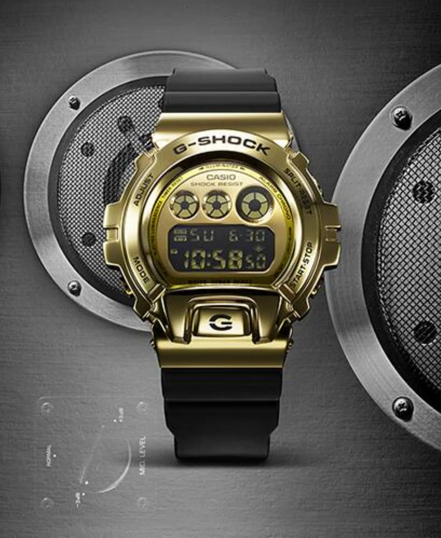 G-Shock Metal 25 Aniversario Dorado 49,7 mm | GM-6900G-9ER
