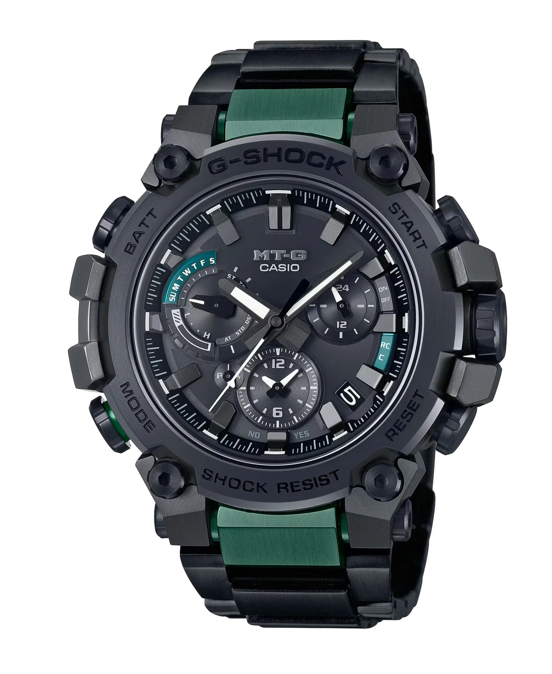 G-Shock MT-G Dual Core Guard G Resist Verde 50,9 mm | MTG-B3000BD-1A2ER
