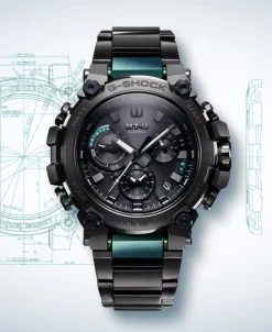 G-Shock MT-G Dual Core Guard G Resist Verde 50,9 mm | MTG-B3000BD-1A2ER