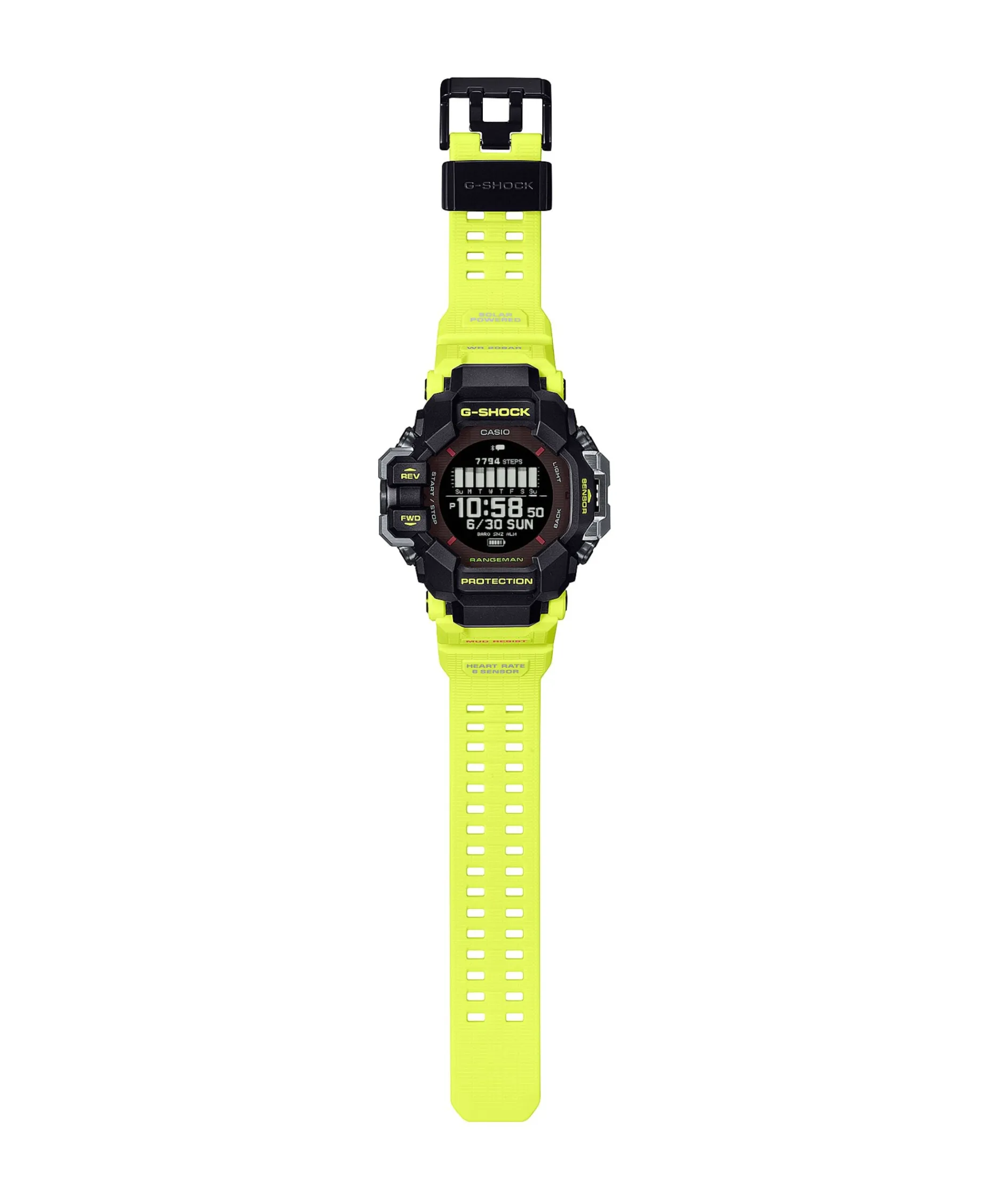 G-Shock Rangeman GPS Multisensor Solar Digital 53 mm | GPR-H1000RY-1A9