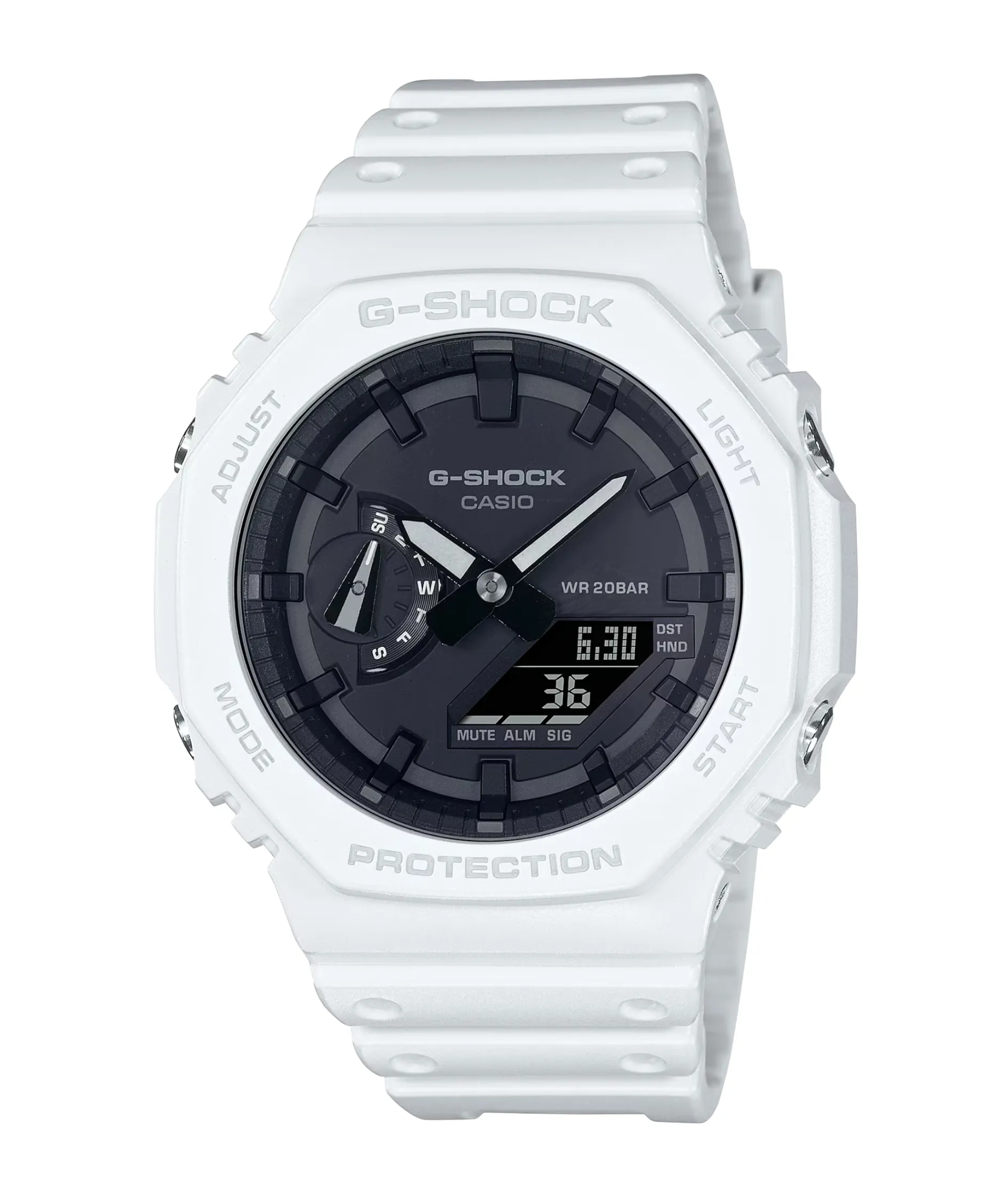 G-Shock Trend Blanco 45,4 mm | GA-2100-7AER