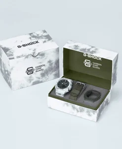 G-Shock Trend Frozen Forest 45,4 mm | GAE-2100GC-7AER