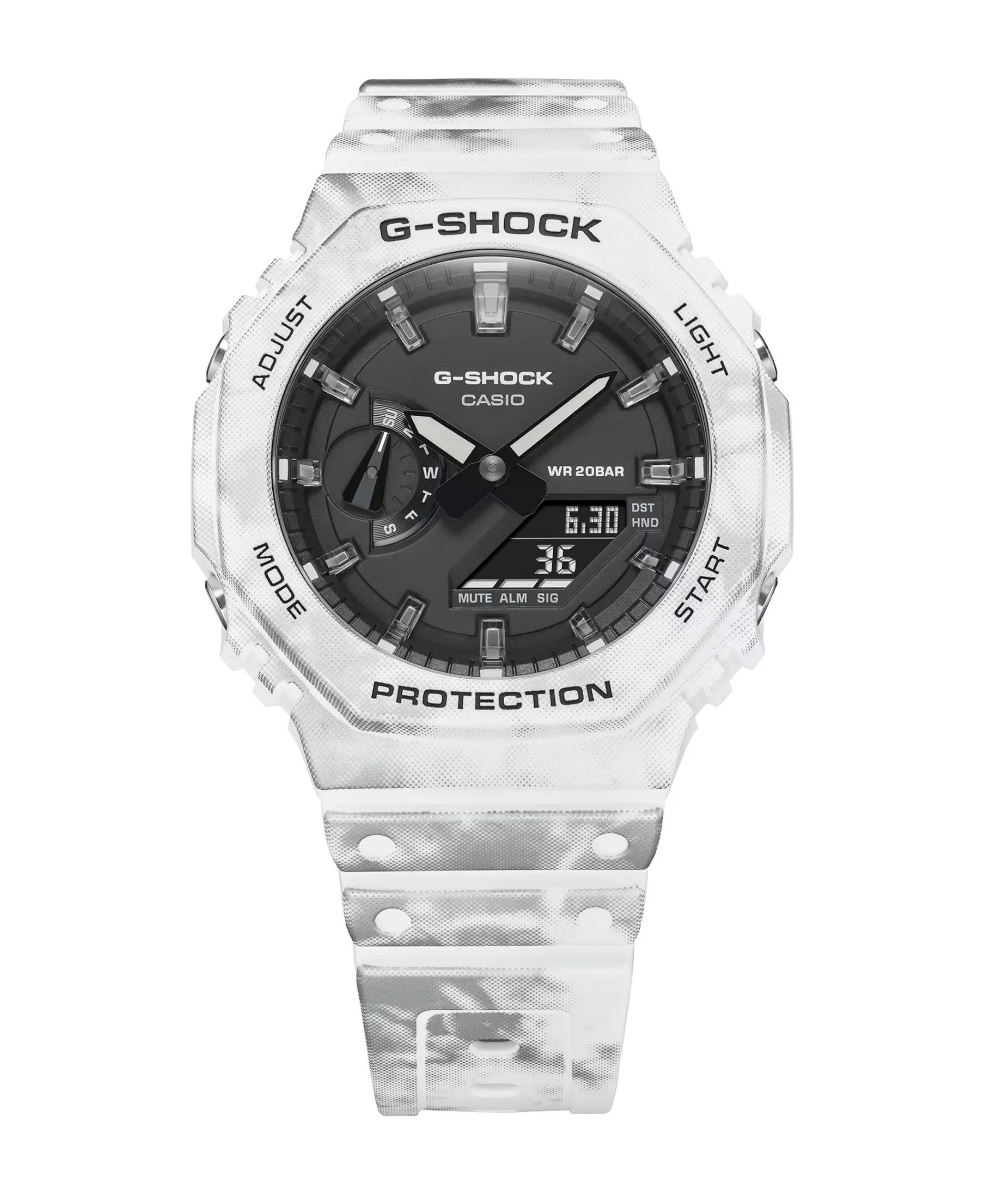G-Shock Trend Frozen Forest 45,4 mm | GAE-2100GC-7AER