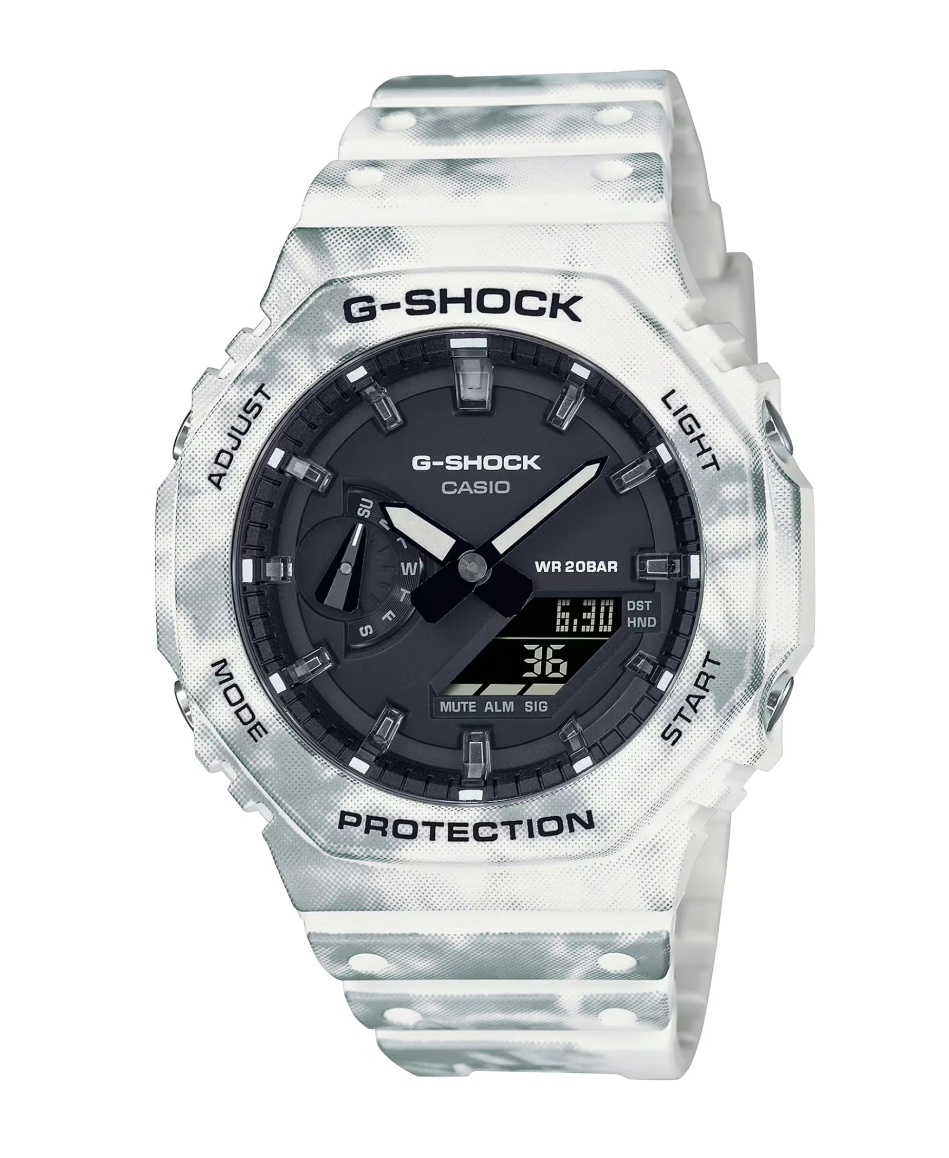 G-Shock Trend Frozen Forest 45,4 mm | GAE-2100GC-7AER