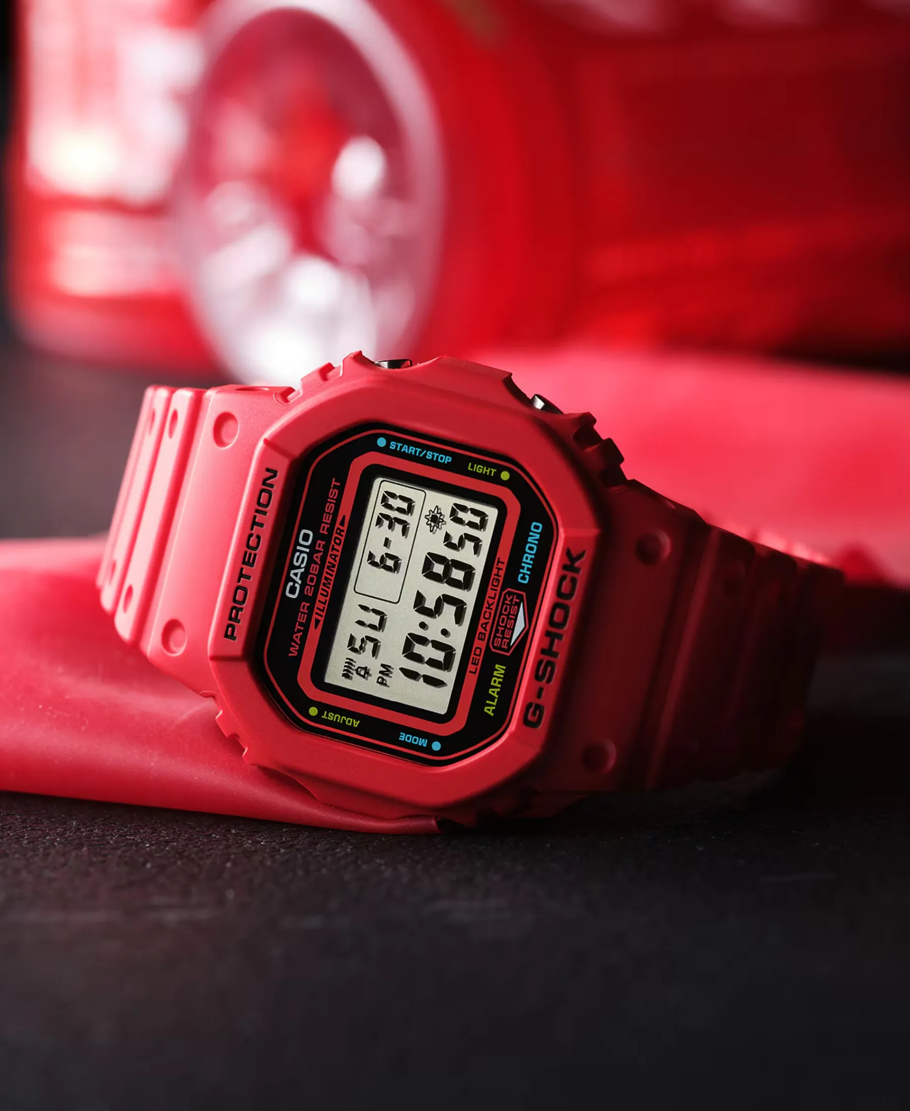 G-Shock Trend Rojo 42,8 mm | DW-5600EP-4ER