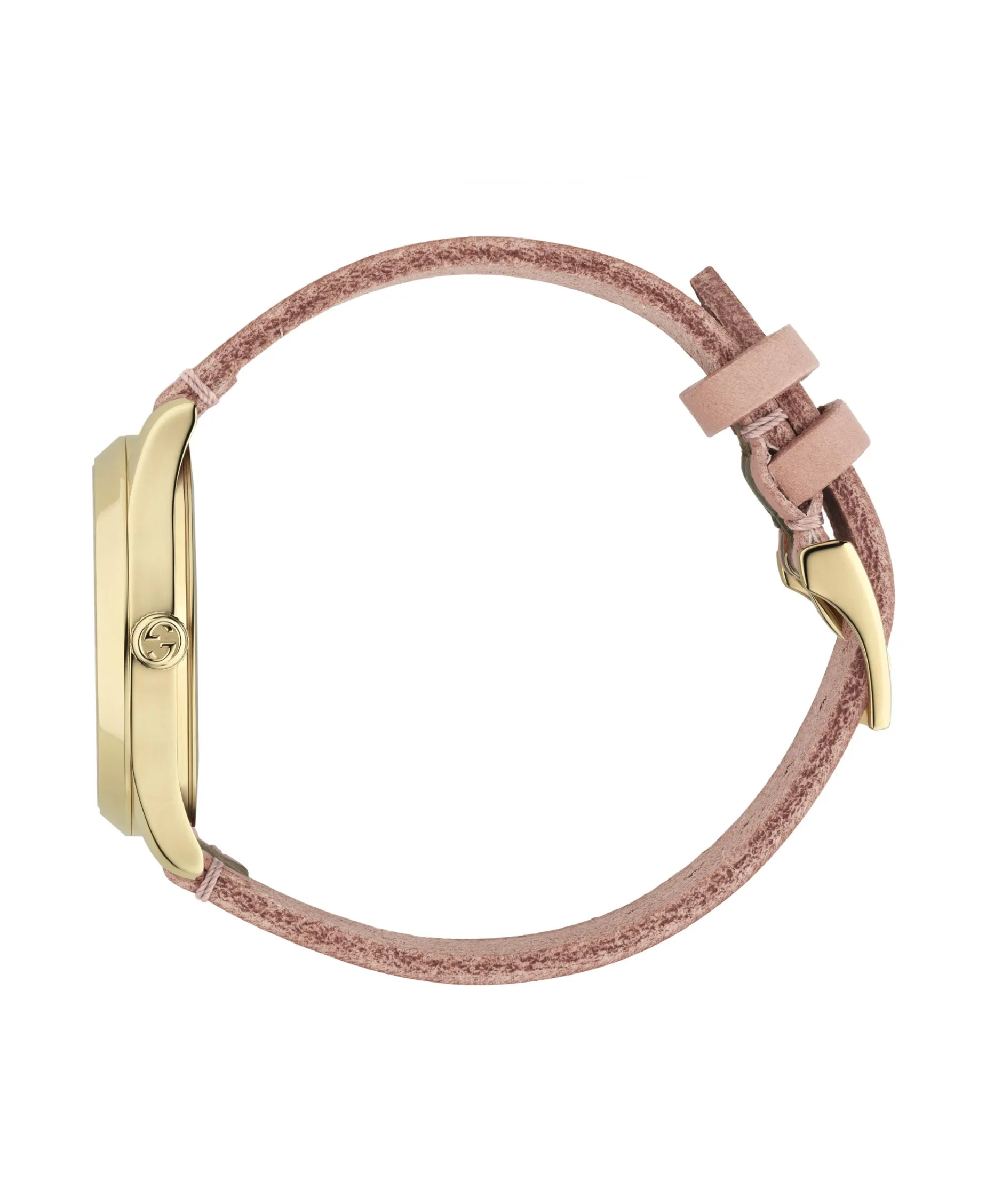 Gucci G-Timeless Cuarzo Rosa Acero PVD Dorado 38 mm | YA1264118