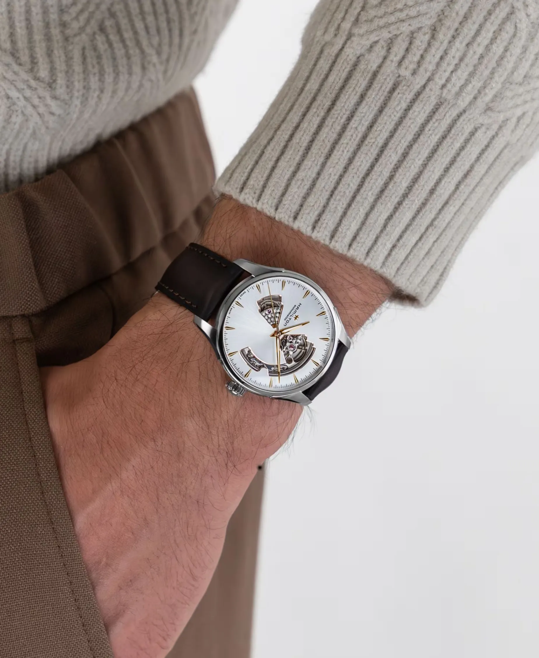 Hamilton Jazzmaster Open Heart Auto 40mm | H32675551